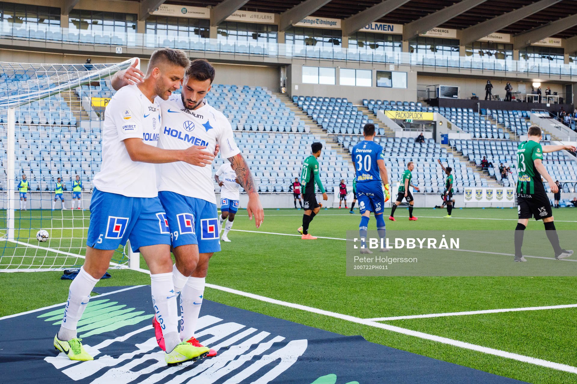 IFK Norrköpings Christoffer Nyman och Sead Haksabanovic