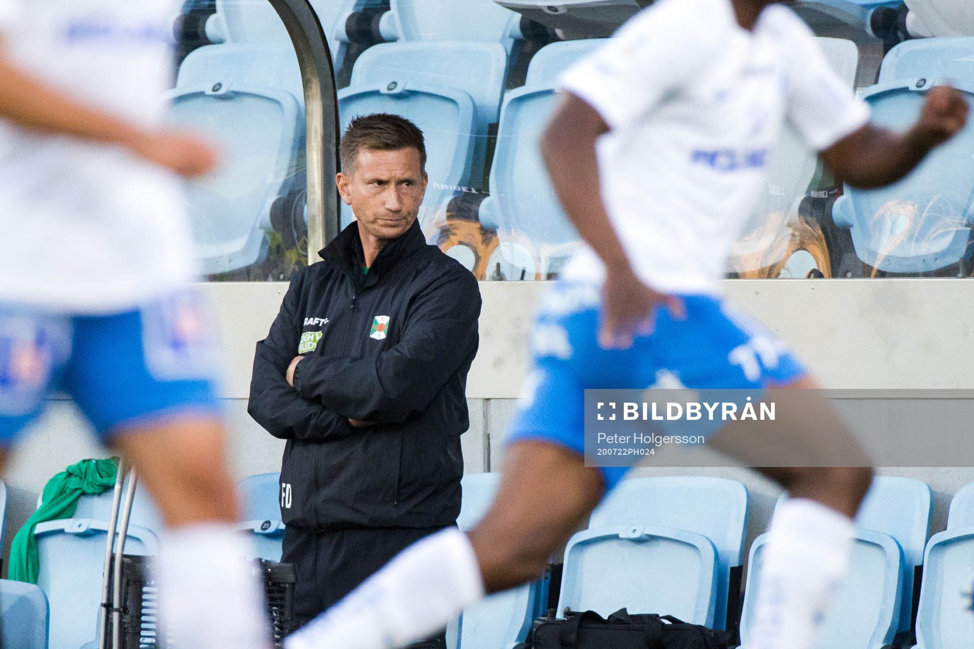 Varbergs assisterande tränare Fredrik Danielsson