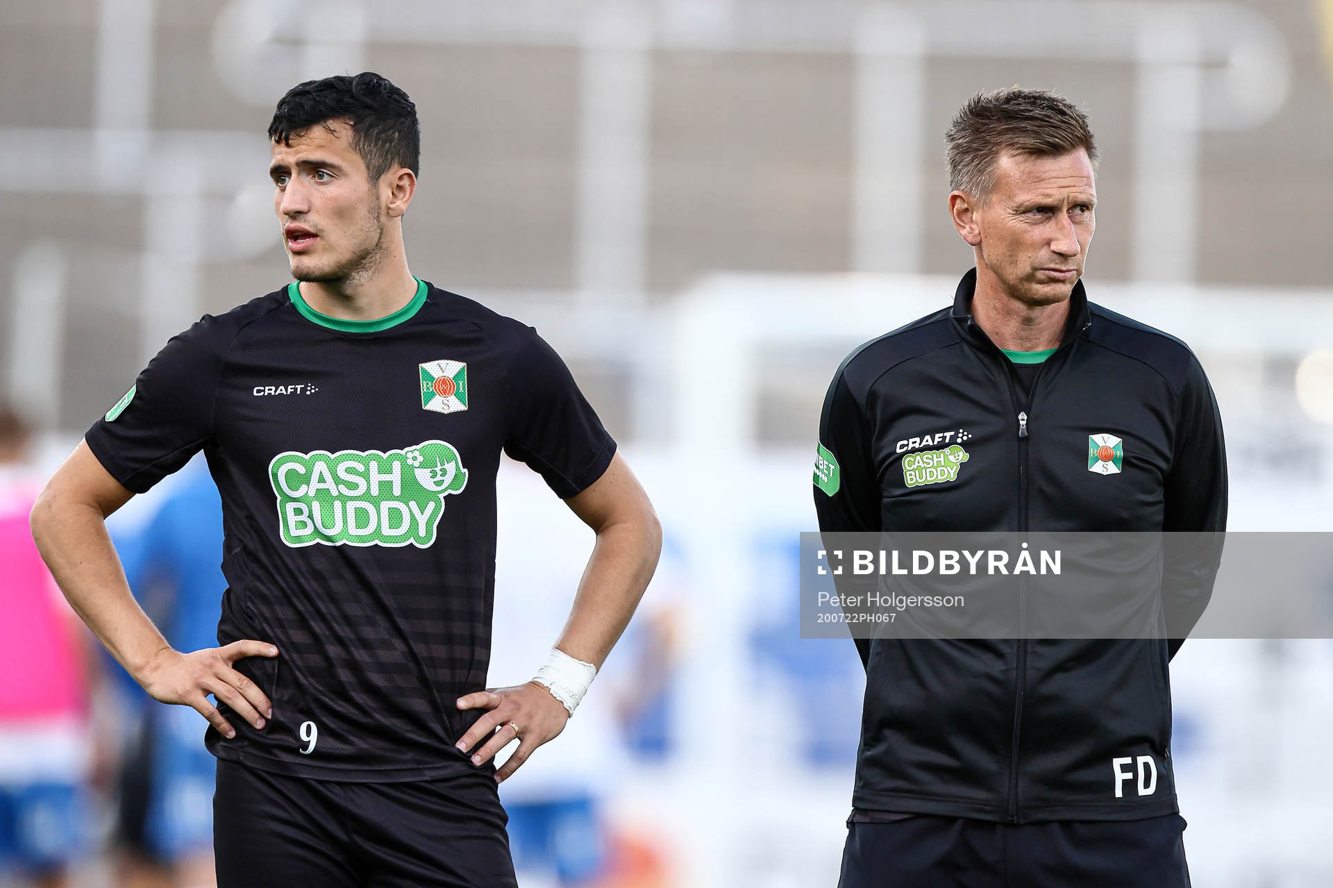 Varbergs Astrit Selmani ovh Varbergs assisterande tränare