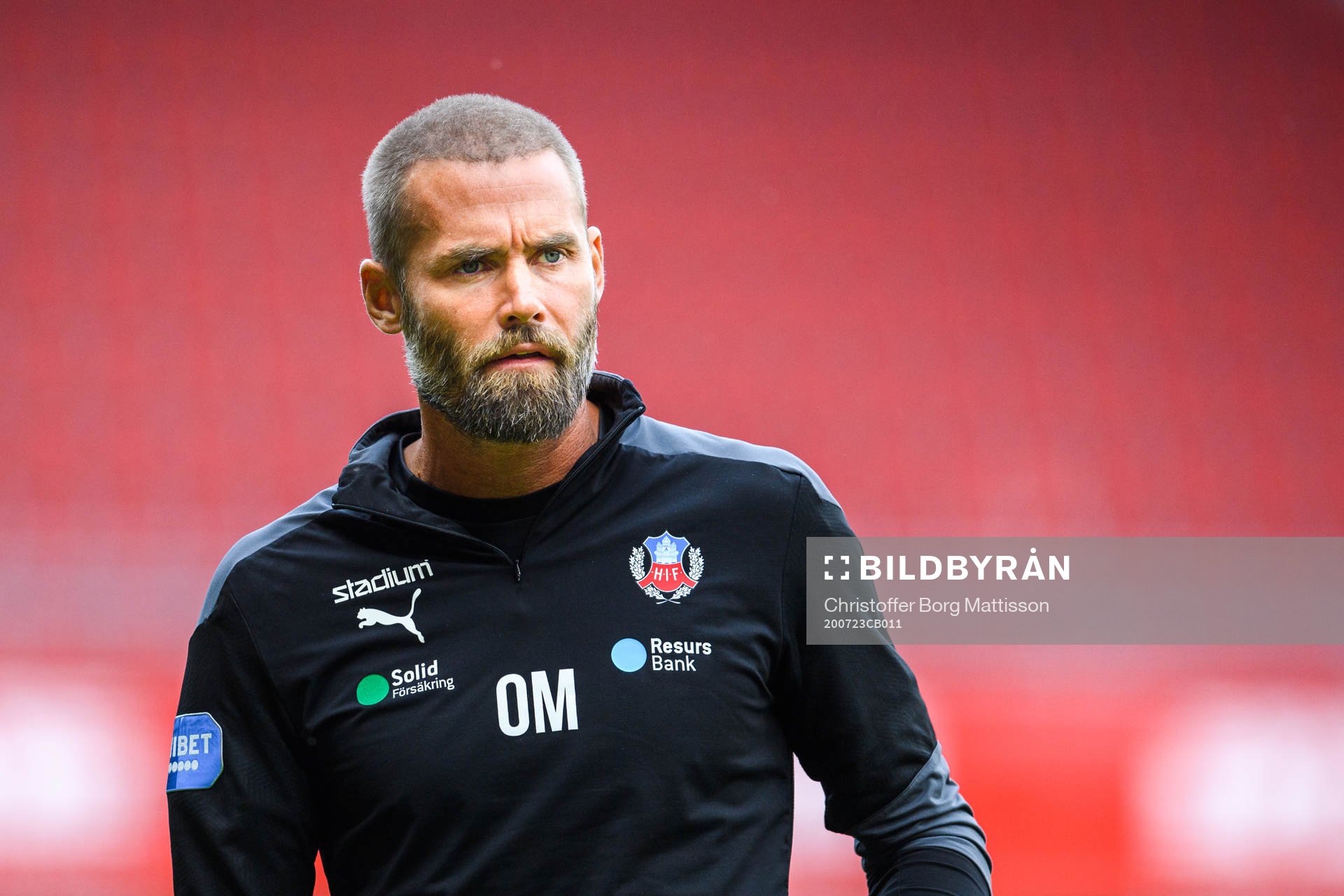 Helsingborgs tränare Olof Mellberg