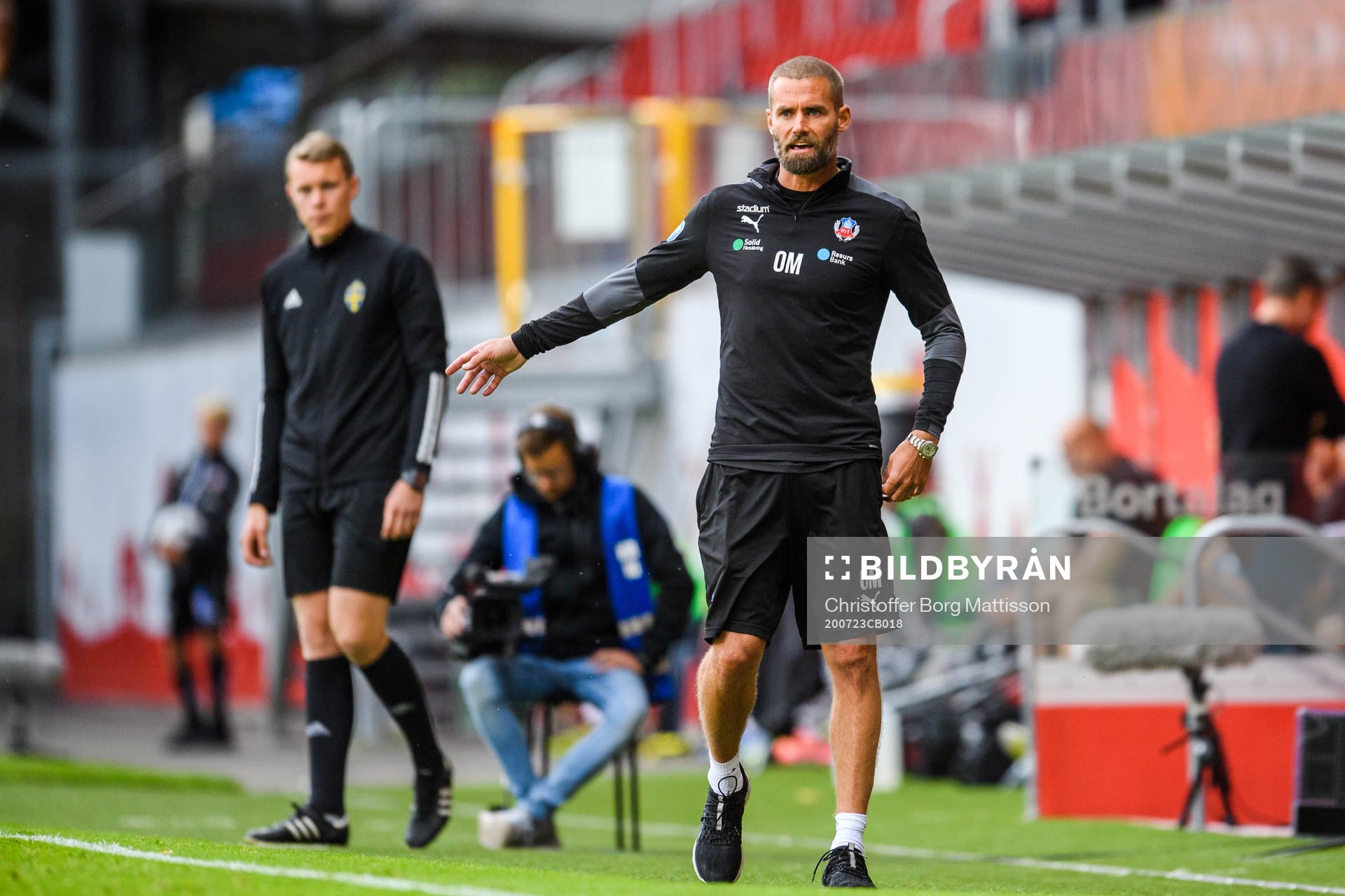 Helsingborgs tränare Olof Mellberg