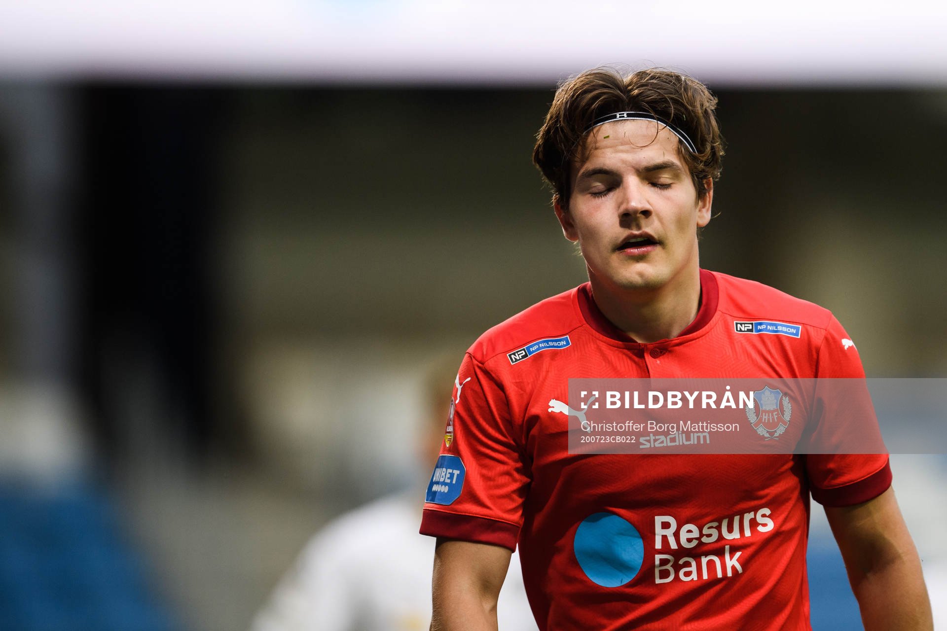 Helsingborgs Brandur Hendriksson deppar