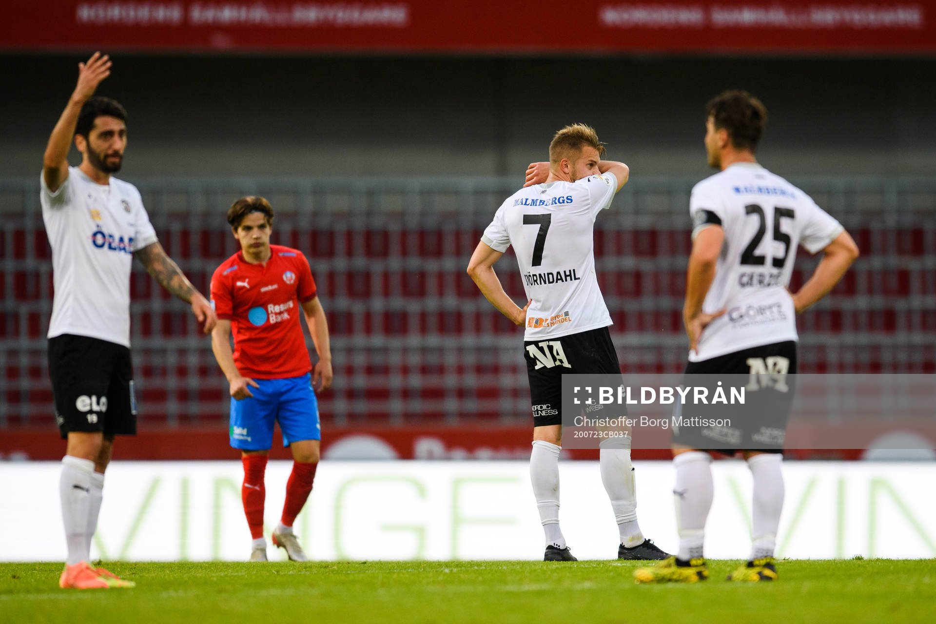 Örebros Nahir Besara , Erik Björndahl och Nordin Gerzic