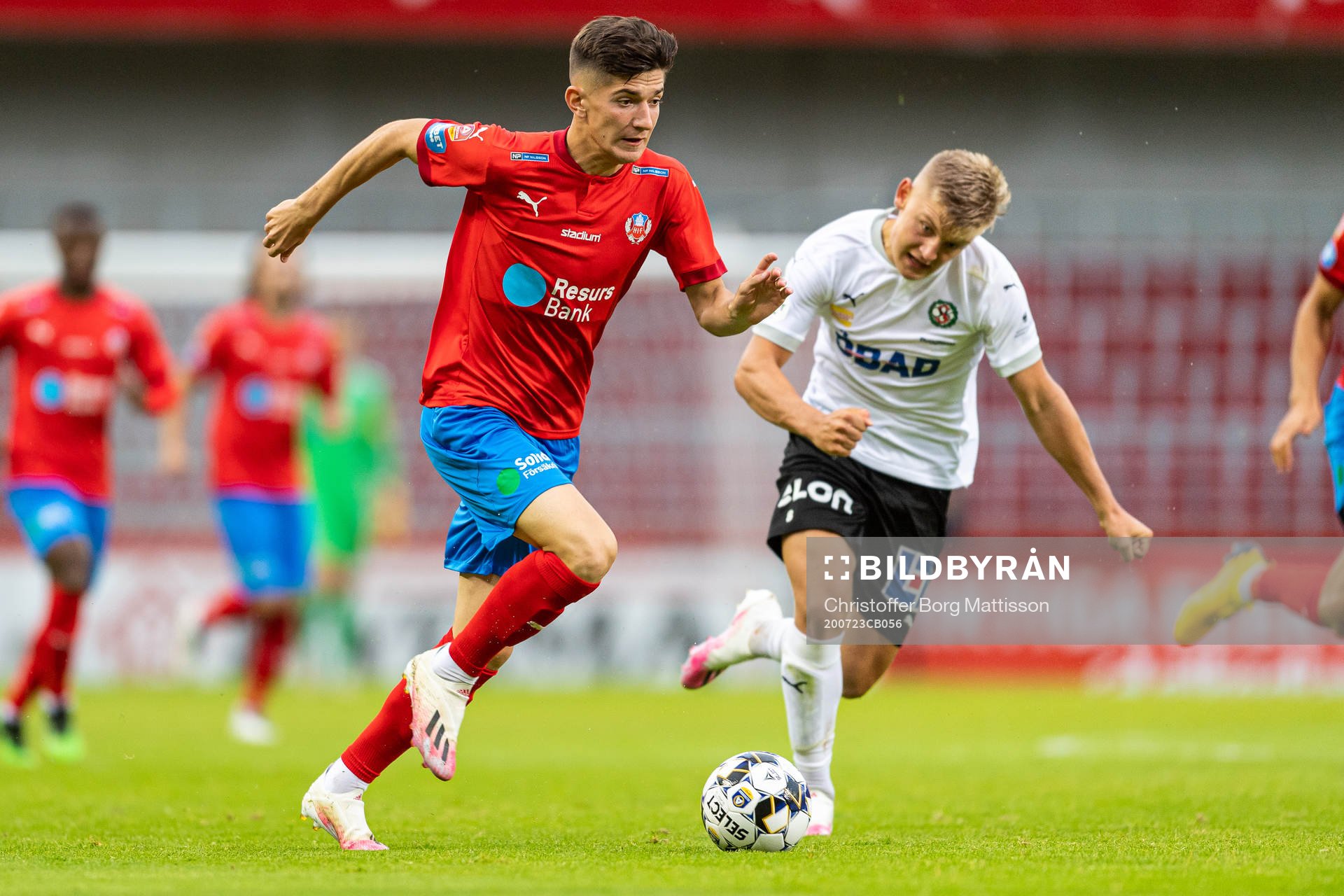 Helsingborgs Armin Gigovic och Örebros Dennis Collander