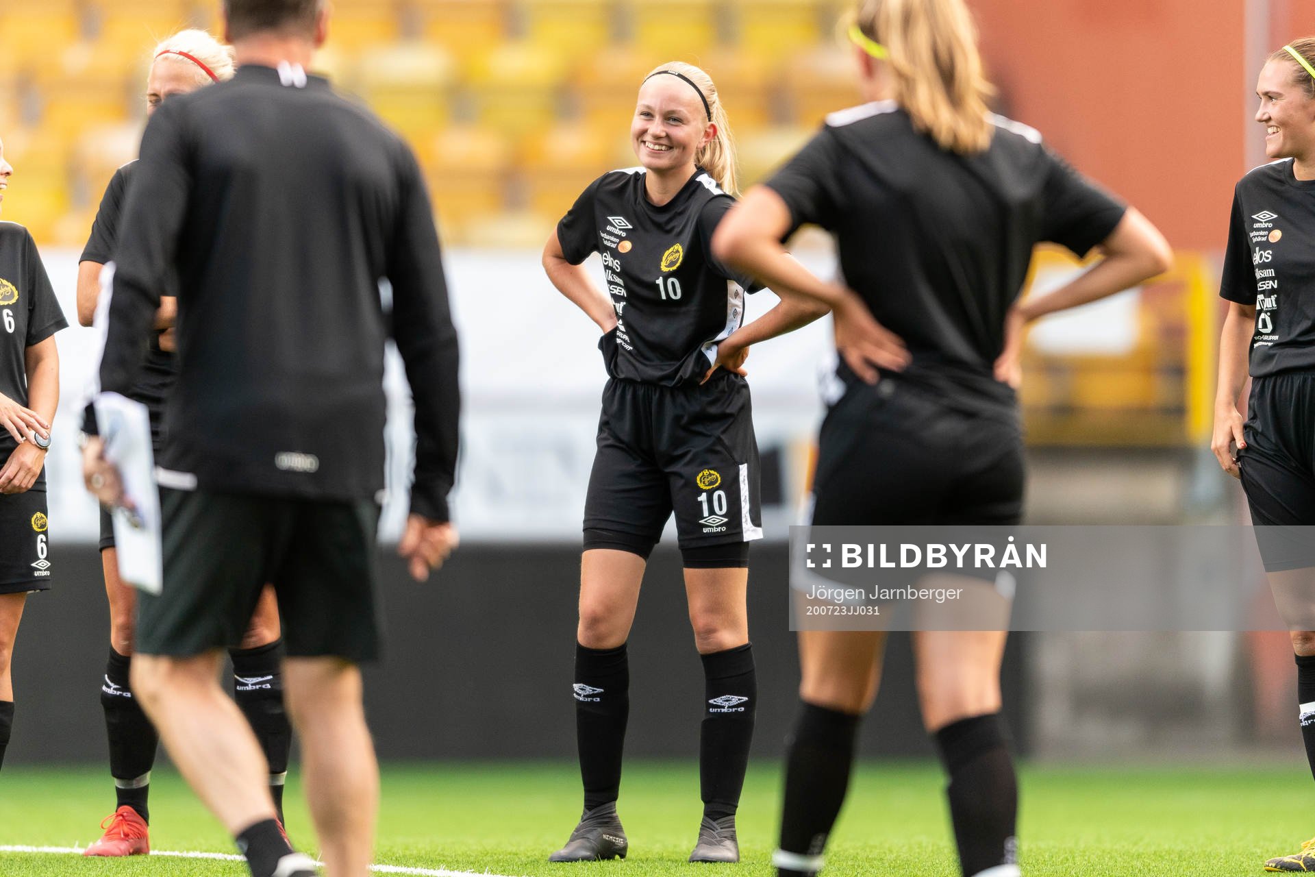 Matilda Ståhlbom Karlsson under en träning med Elfsborg den 23 juli 2020 i Borås.