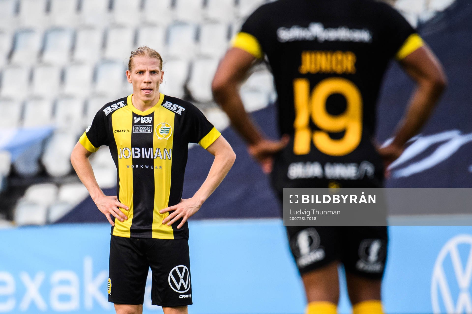 Hammarbys Gustav Ludwigson deppar