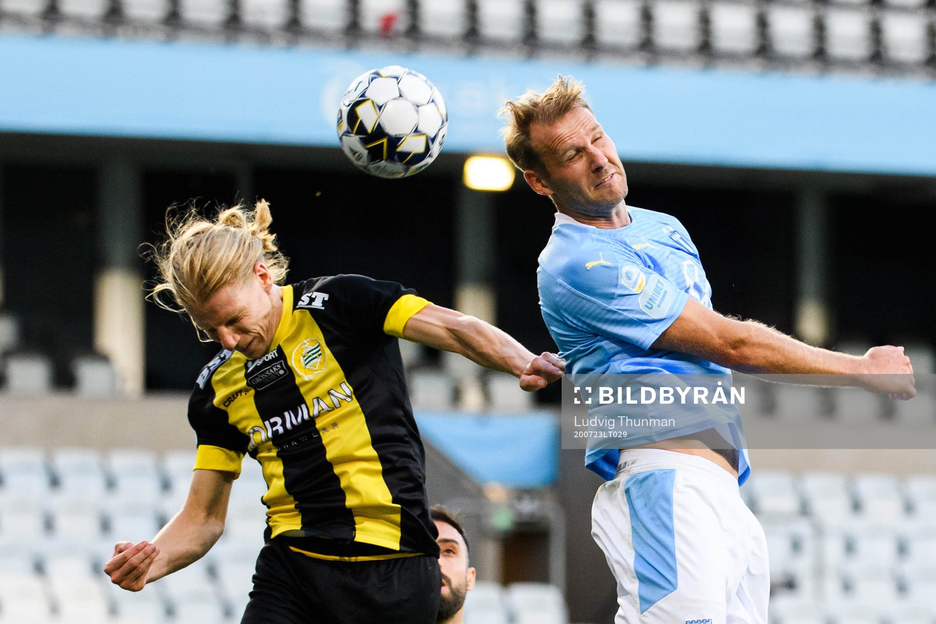 Hammarbys Gustav Ludwigson och Malmö FFs Ola Toivonen