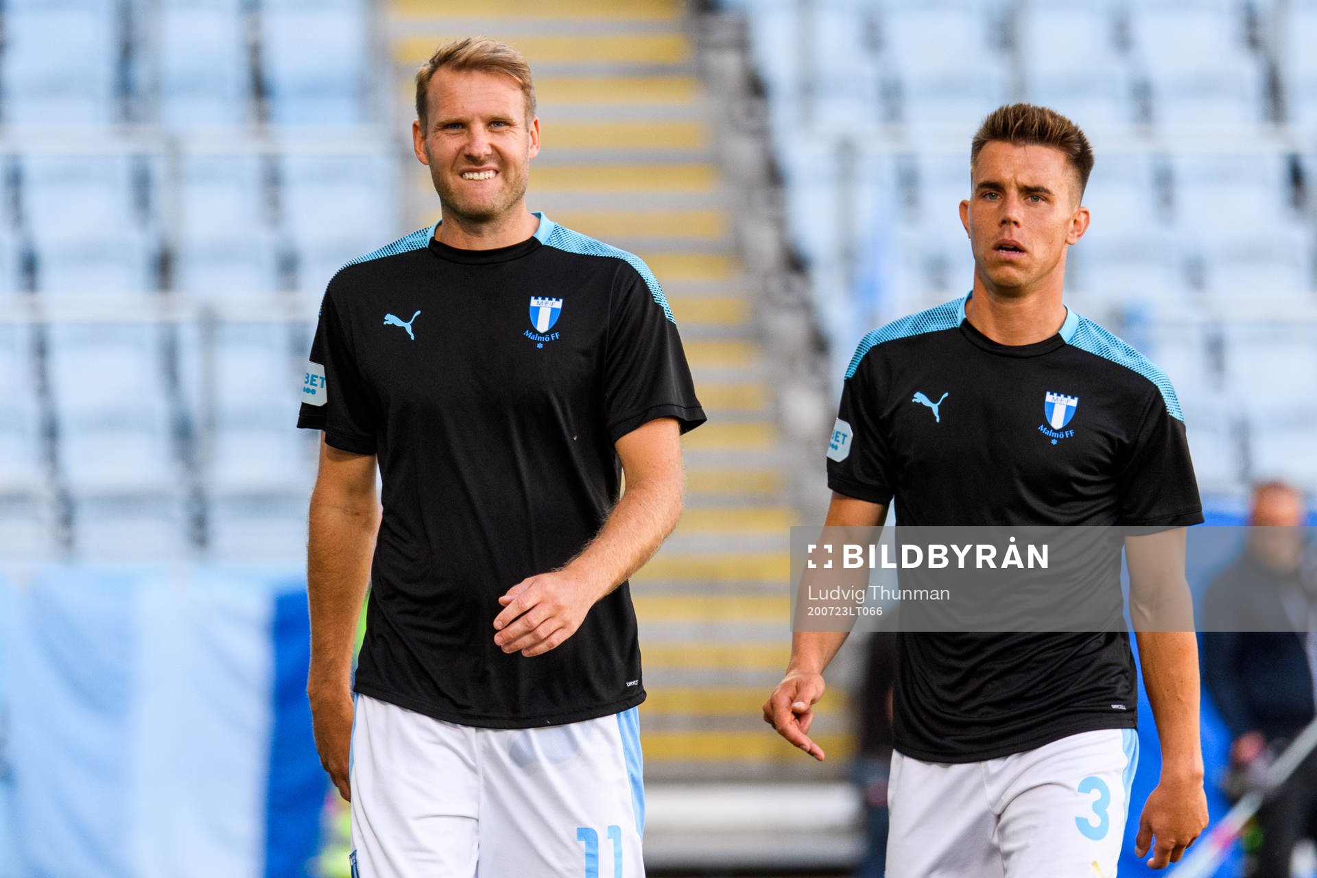 Malmö FFs Ola Toivonen och Jonas Knudsen