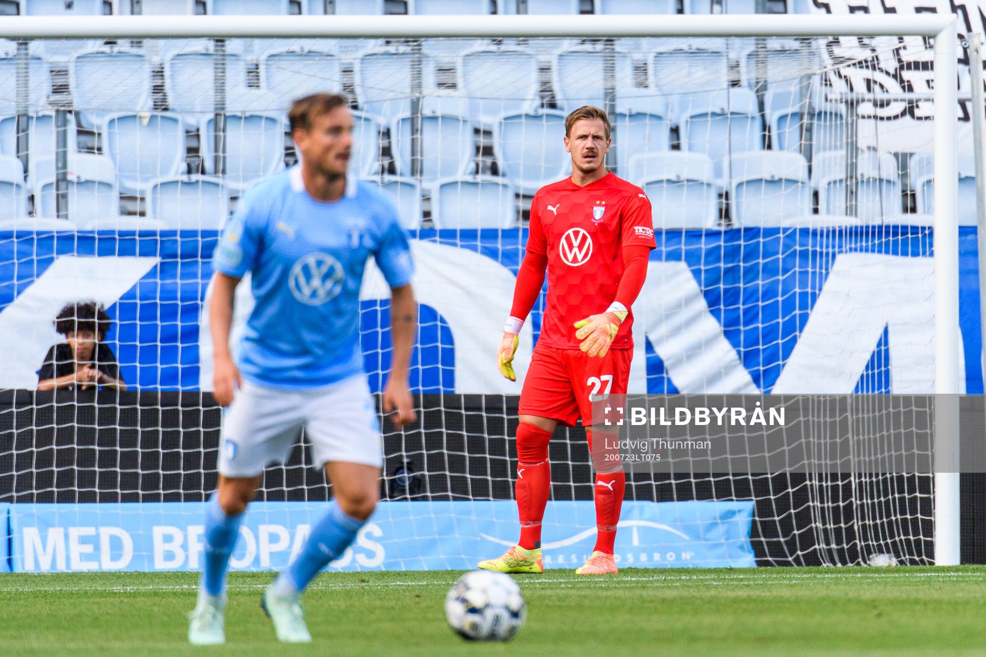 Malmö FFs målvakt Johan Dahlin