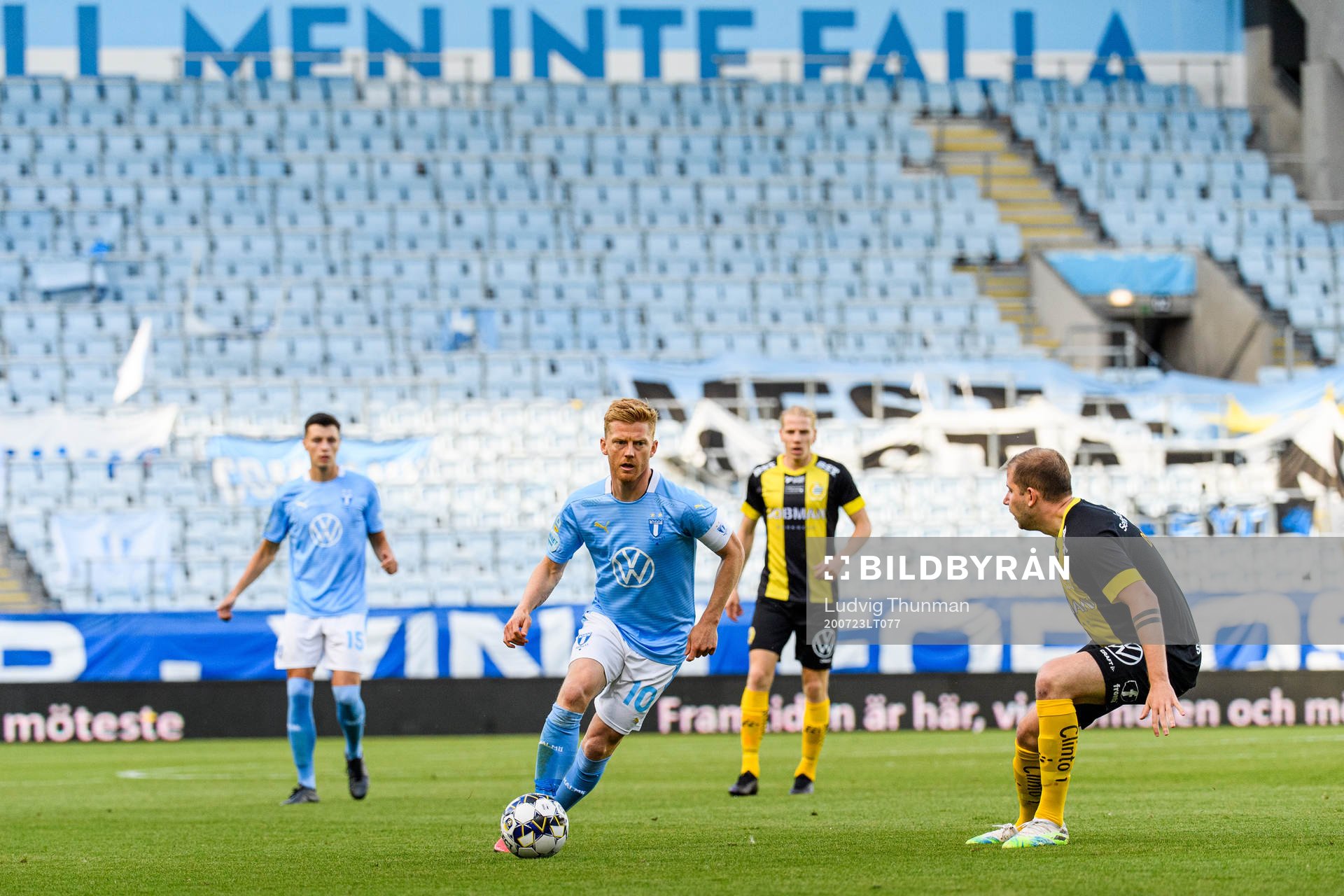 Malmö FFs Anders Christiansen och Hammarbys Darijan Bojanic