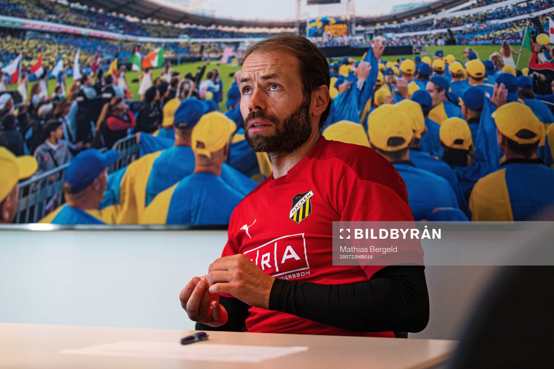 Häckens tränare Andreas Alm