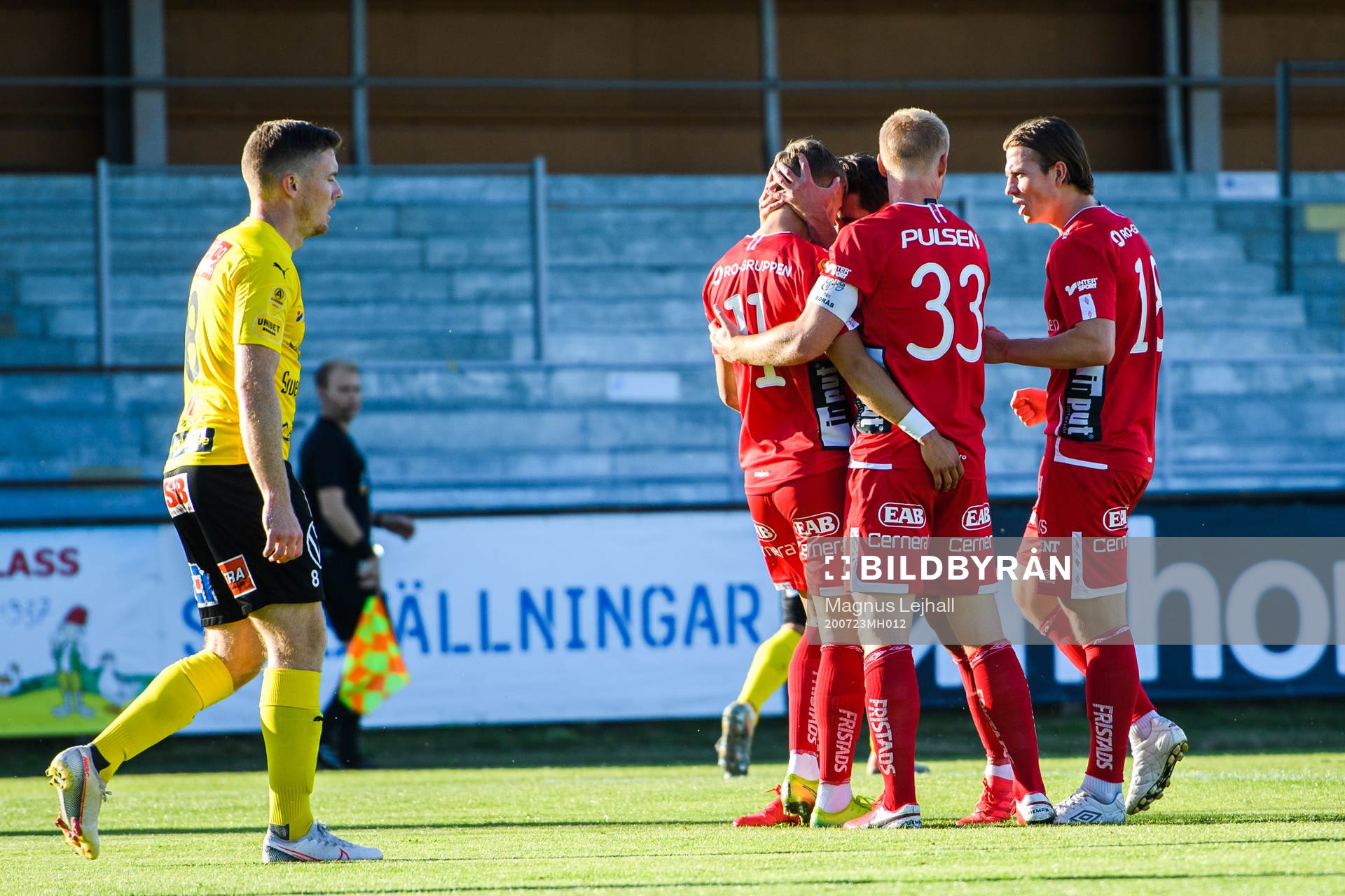 Elfsborgs spelare jublar