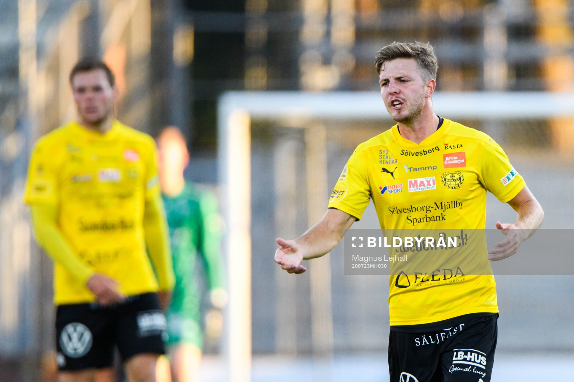 Mjällbys Joel Nilsson deppar