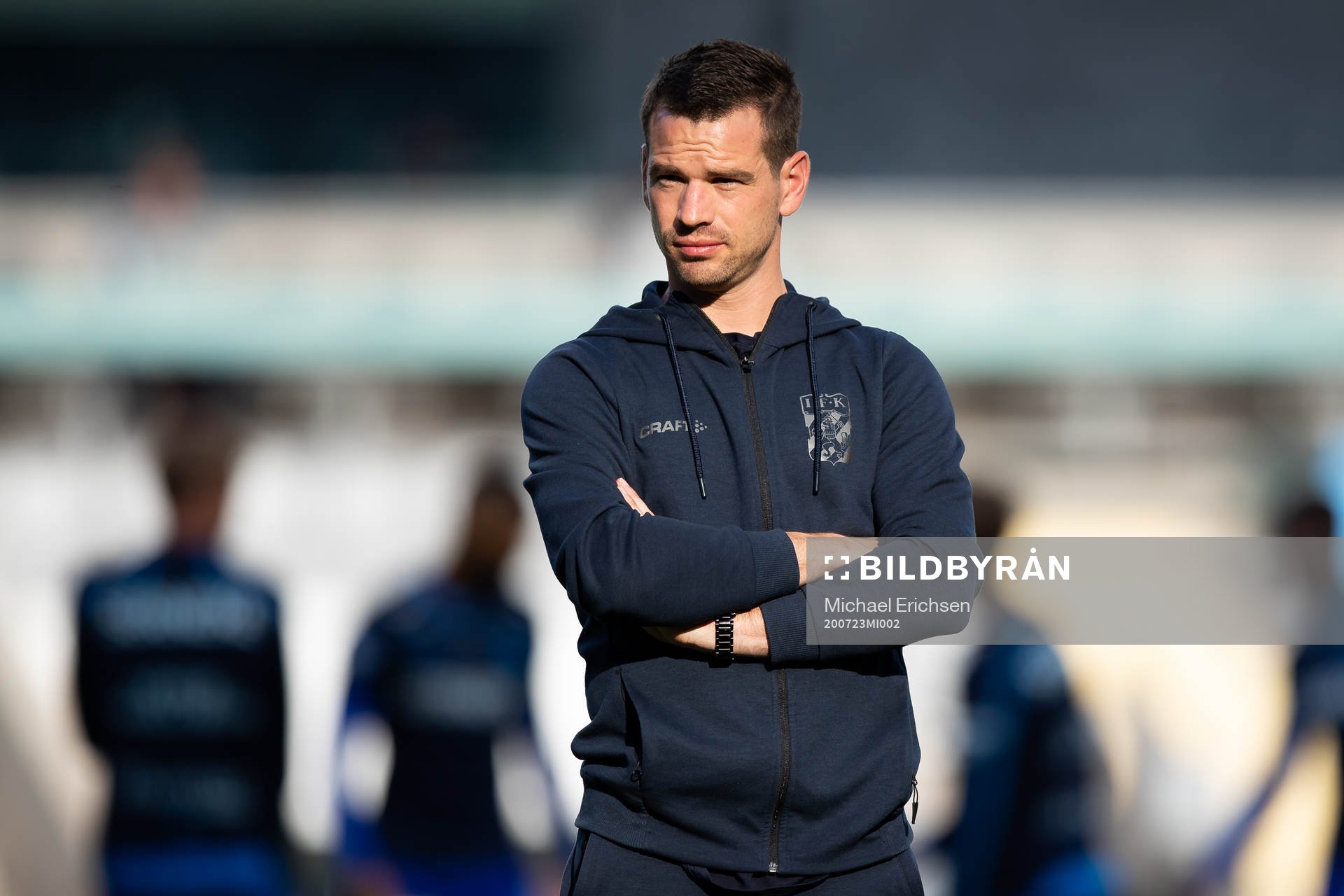 IFK Göteborgs assisterande tränare Ferran Sibila innan