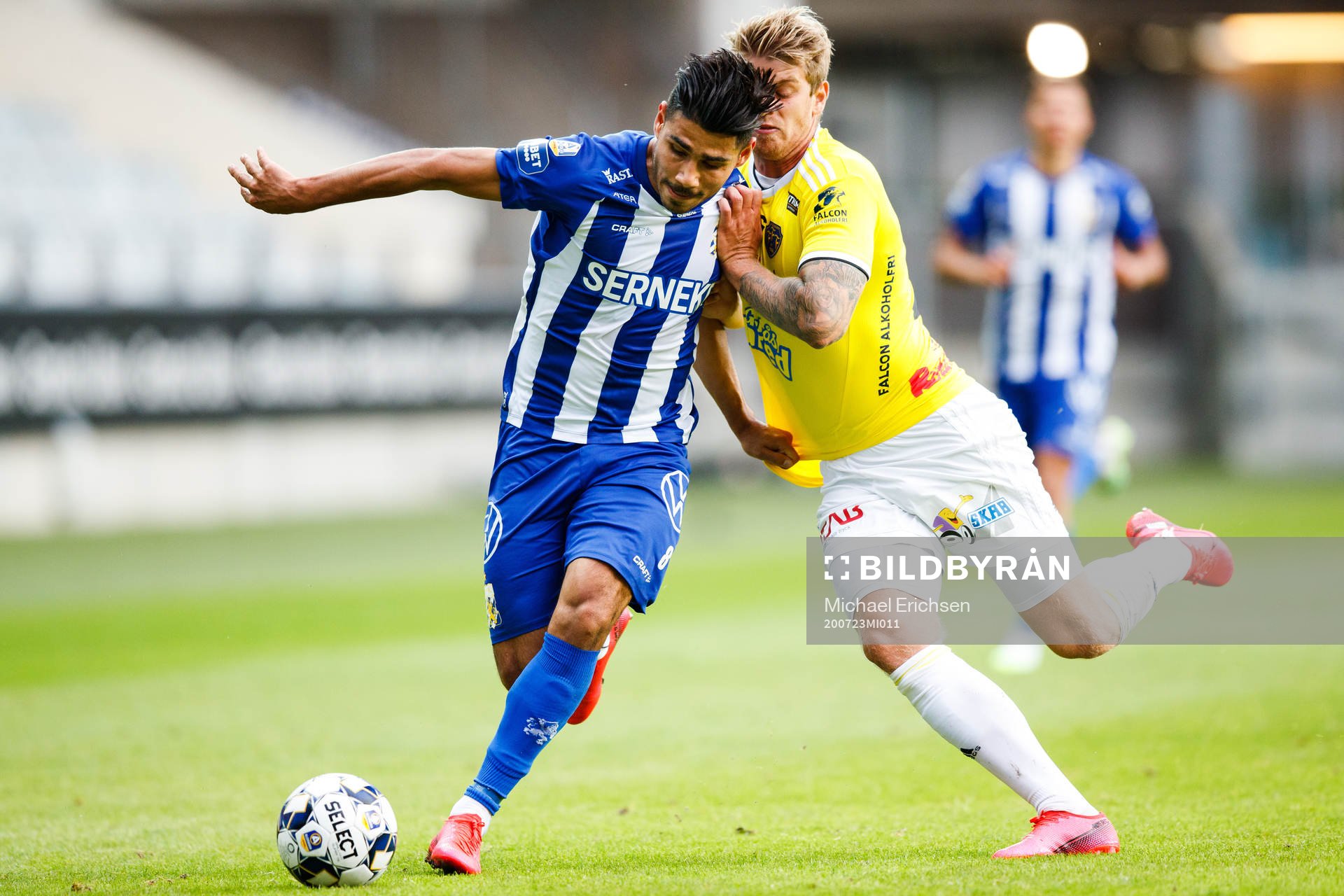 IFK Göteborgs Hosam Aiesh och Falkenbergs Marcus