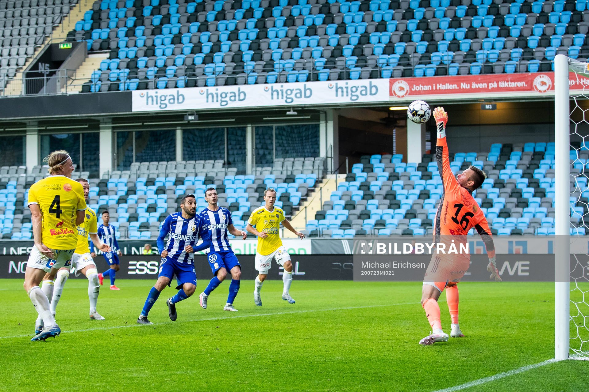 IFK Göteborgs Sargon Abraham med ett avslut som