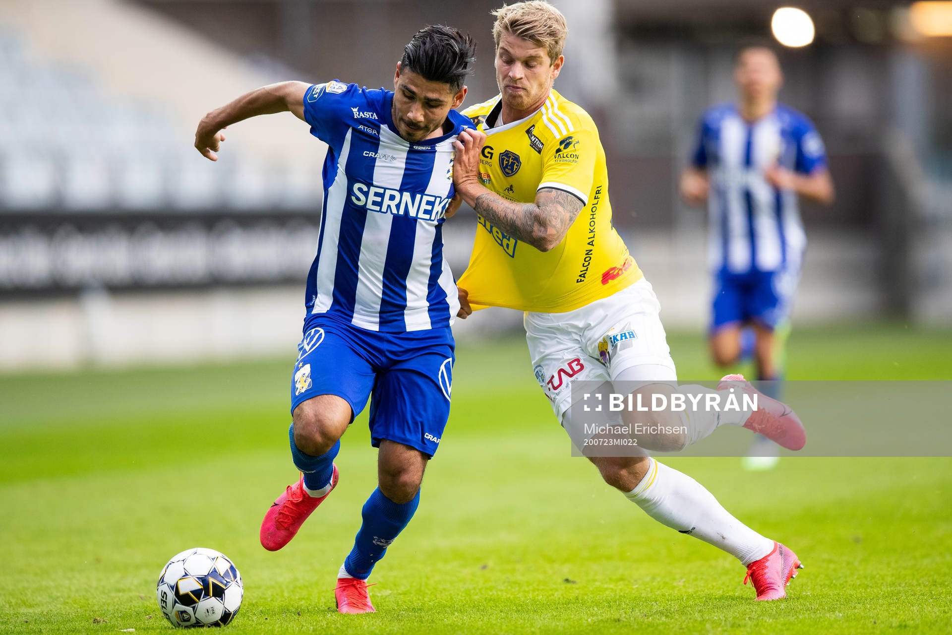 IFK Göteborgs Hosam Aiesh och Falkenbergs Marcus Mathisen