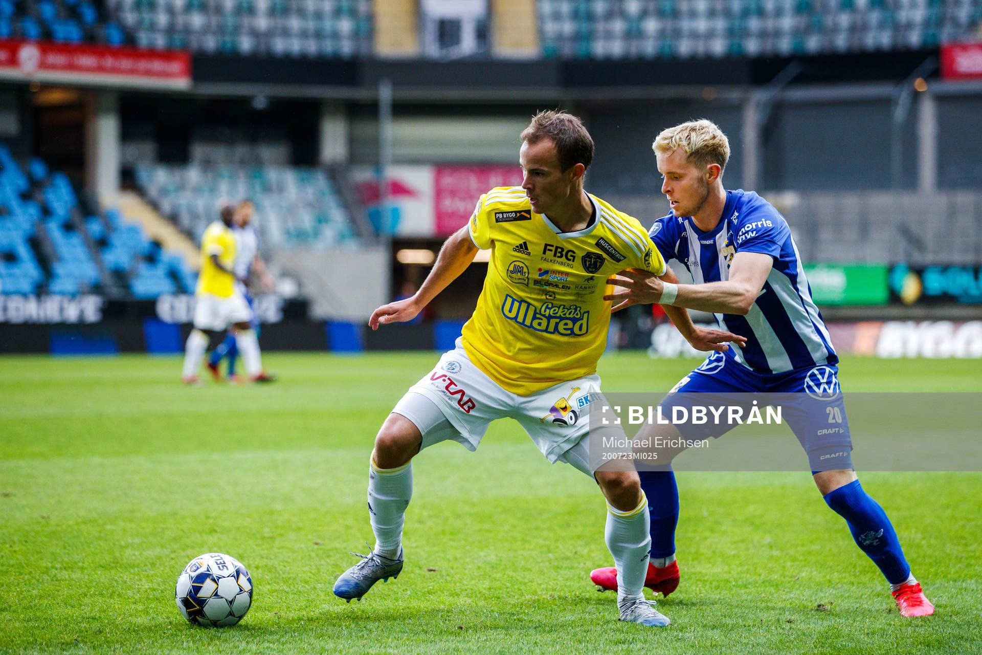 Falkenbergs Anton Wede och IFK Göteborgs Victor Wernersson