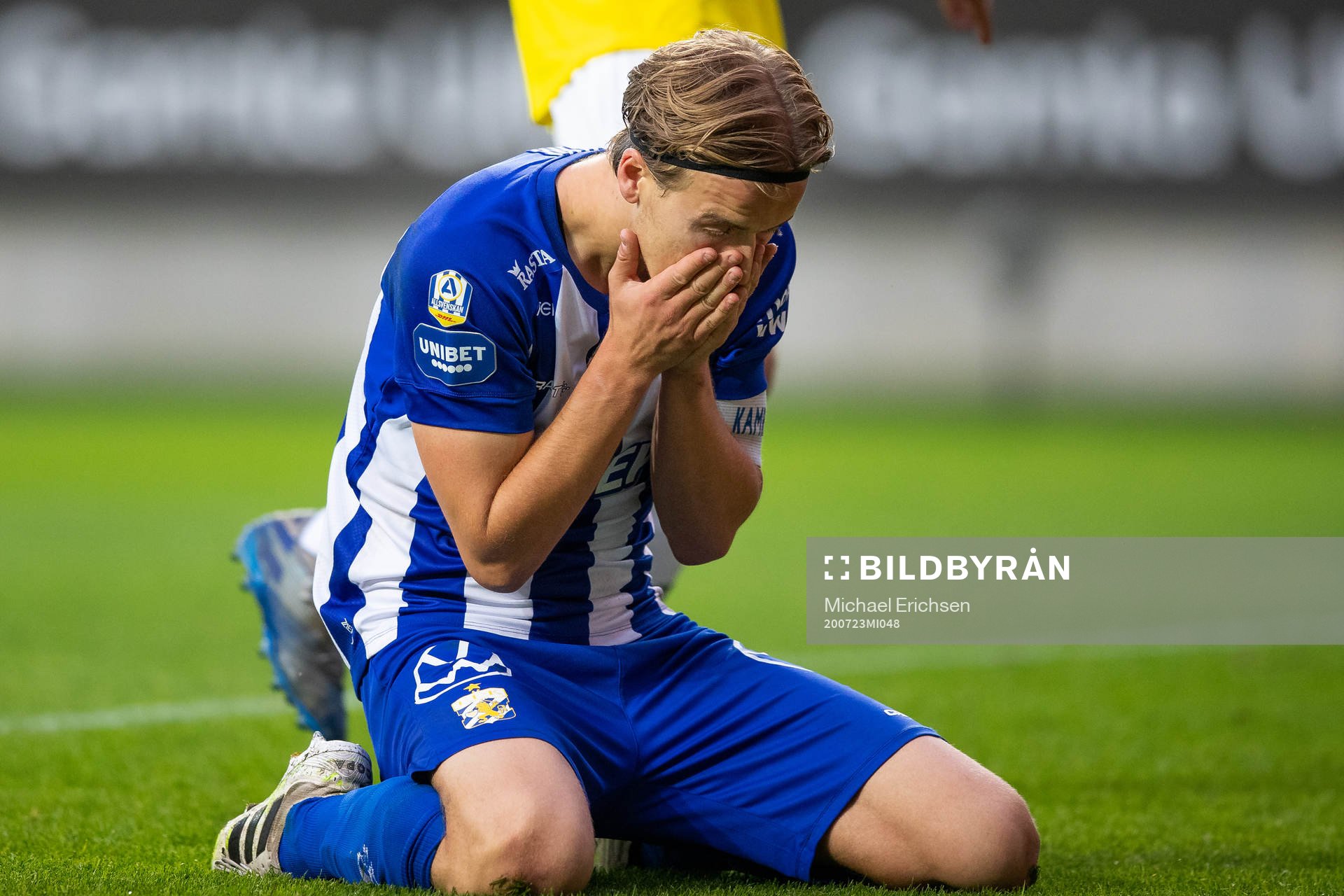 IFK Göteborgs August Erlingmark deppar