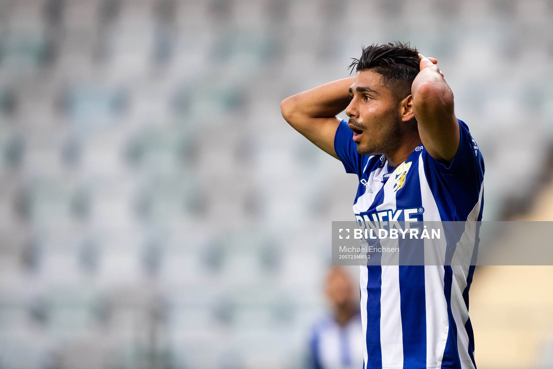 IFK Göteborgs Hosam Aiesh deppar