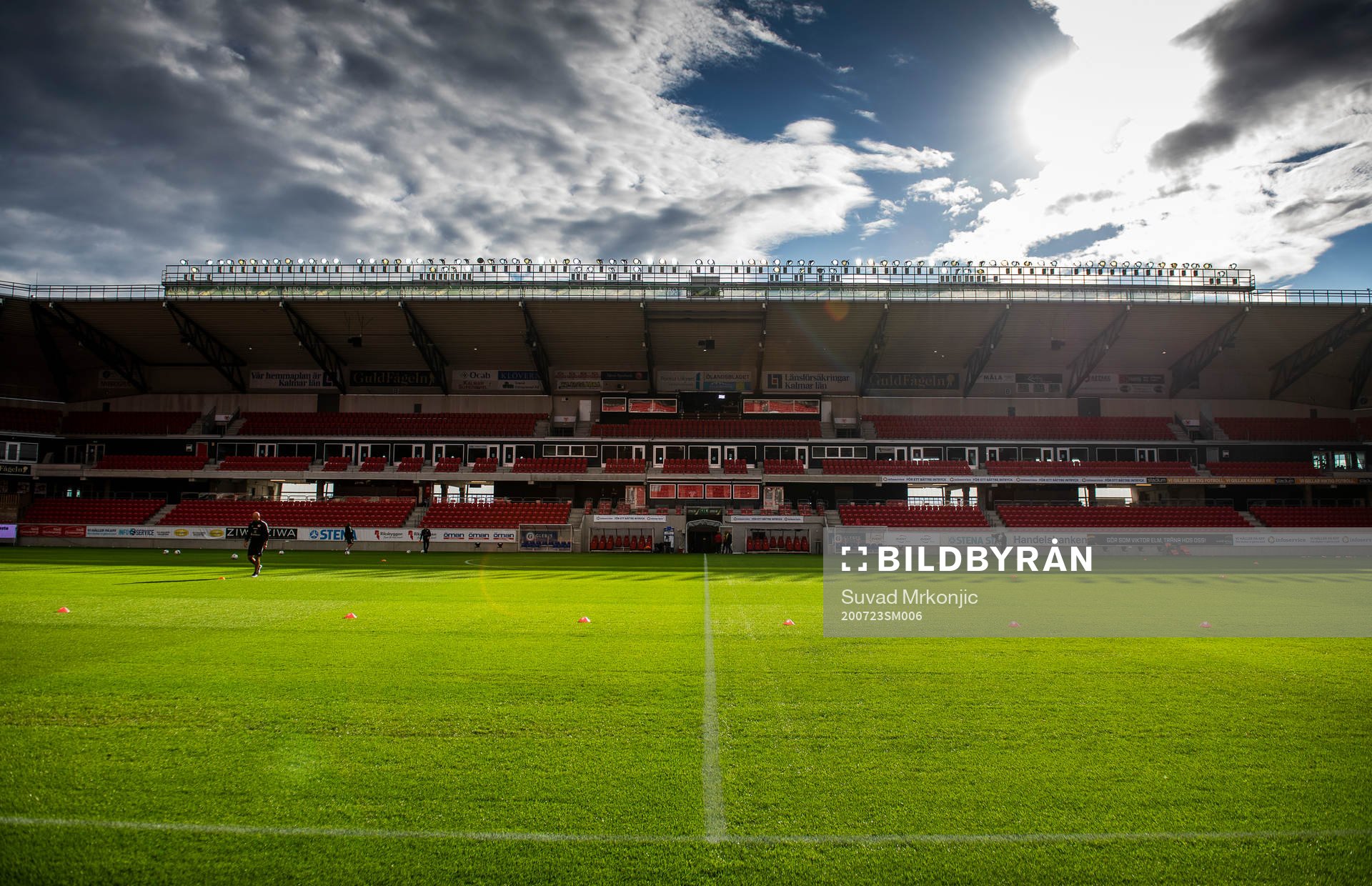 Vy över Guldfågeln Arena