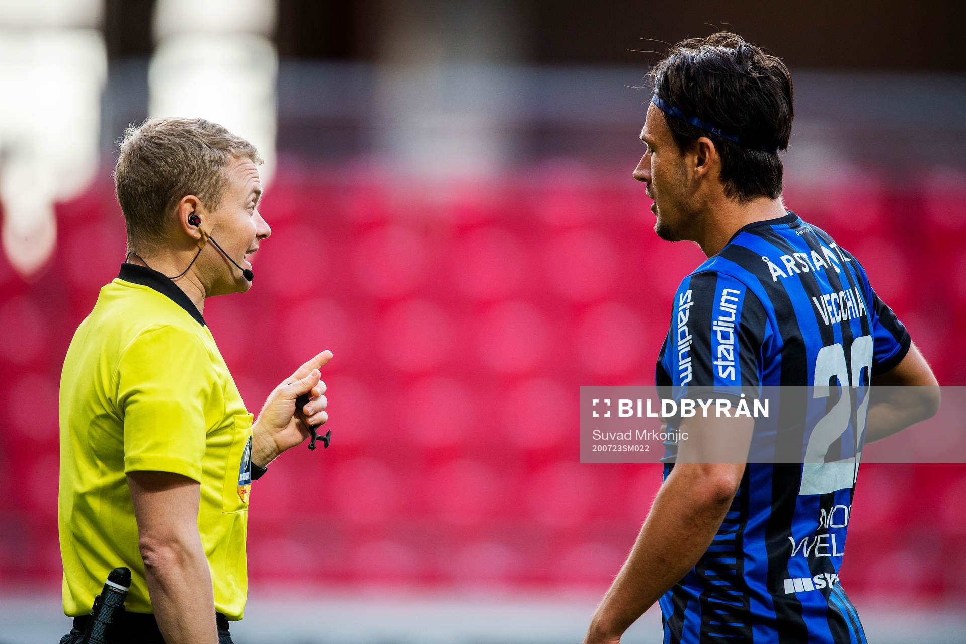 Domare Fredrik Klitte och Sirius Stefano Vecchia