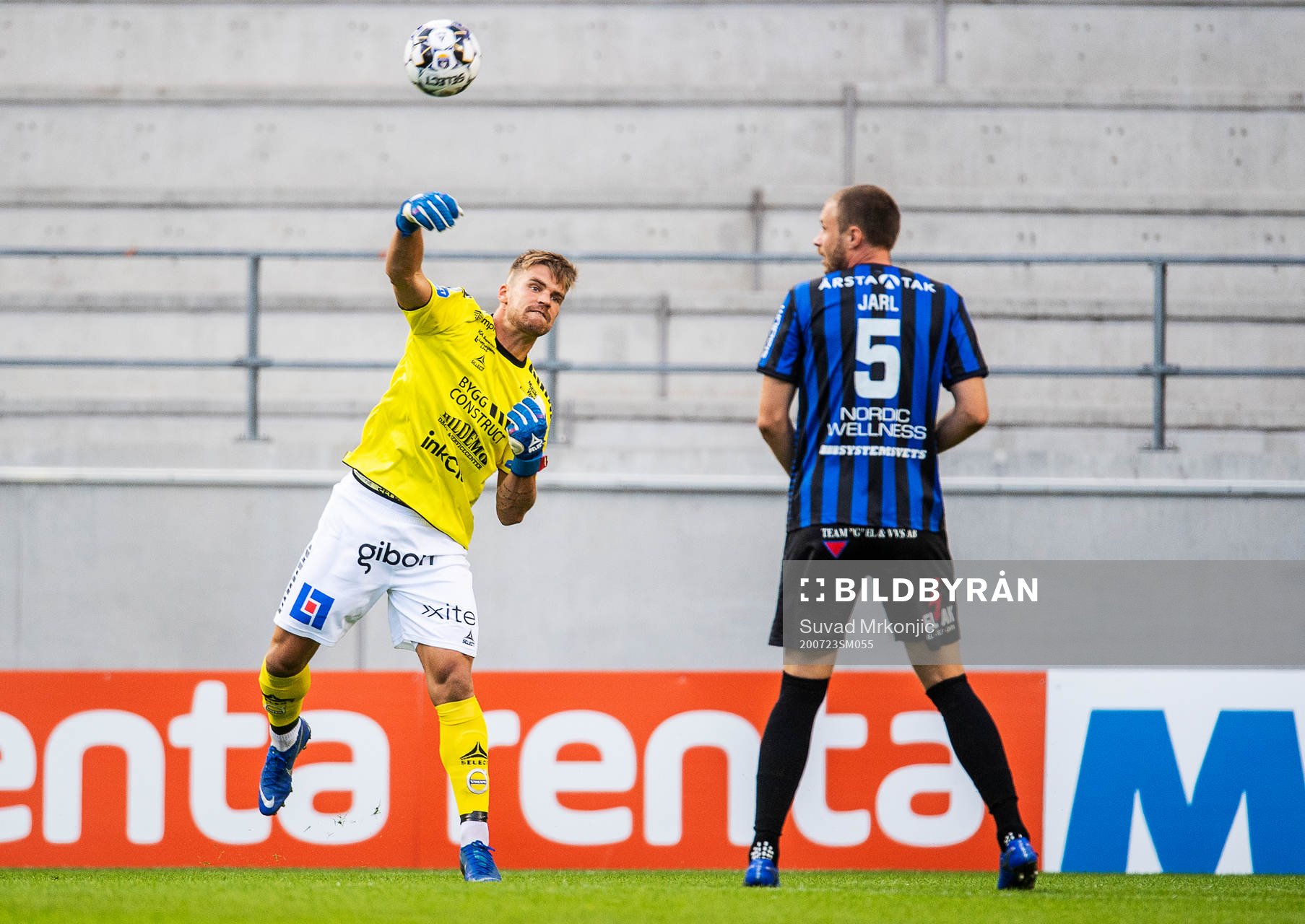 Sirius målvakt Lukas Jonsson