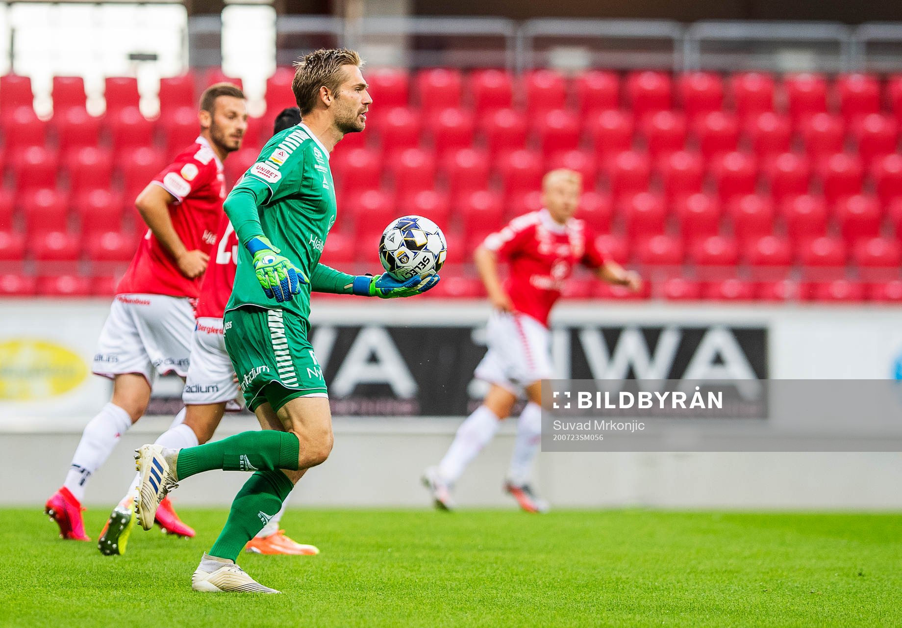 Kalmars målvakt Lucas Hägg-Johansson