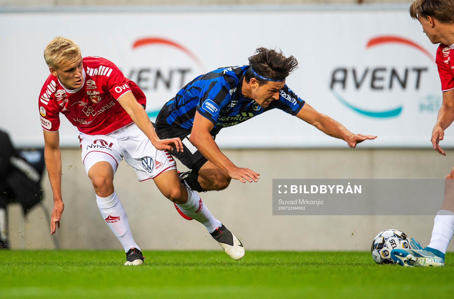 Kalmars Carl Gustafsson och Sirius Stefano Vecchia