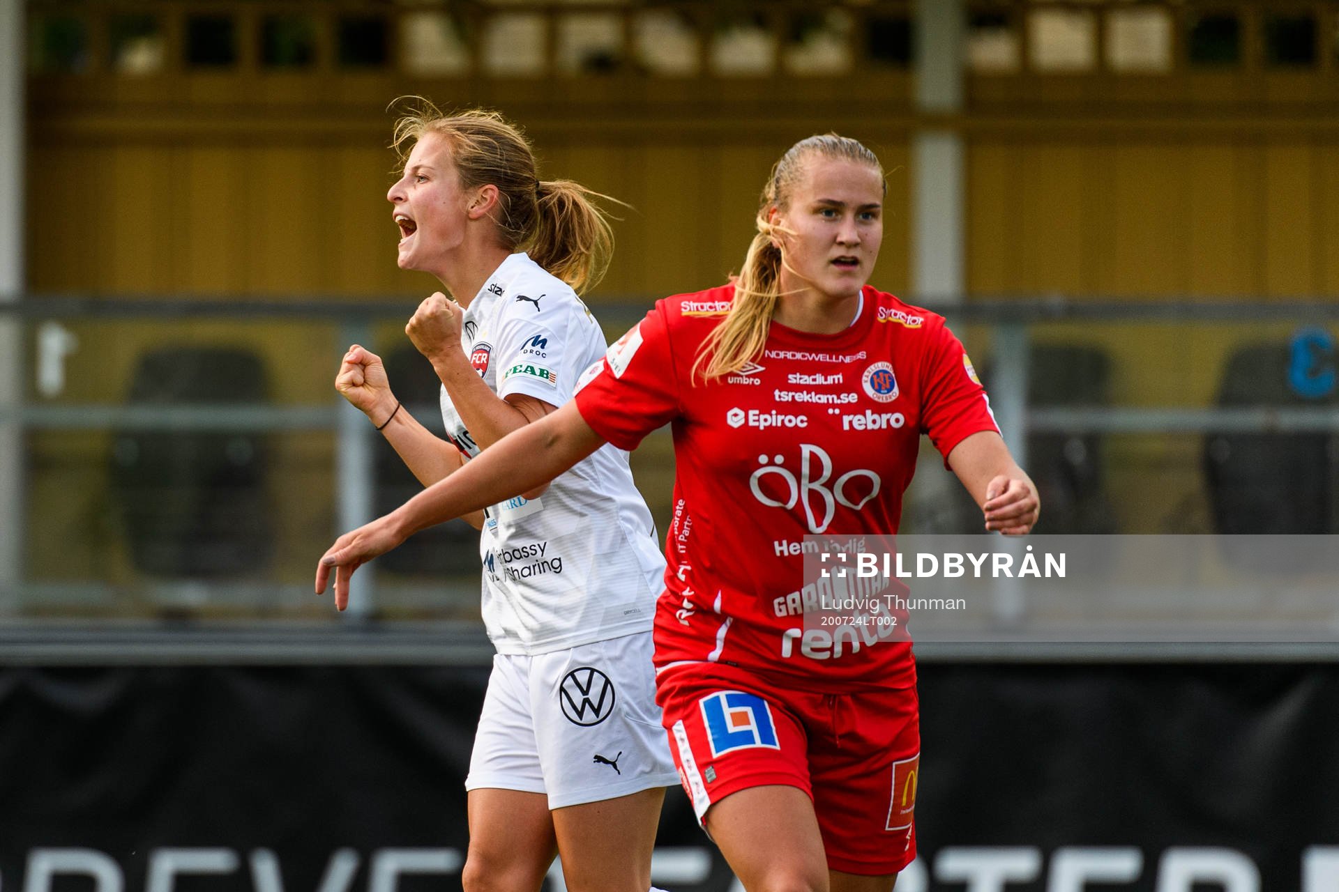 Rosengårds Anna Anvegård jublar