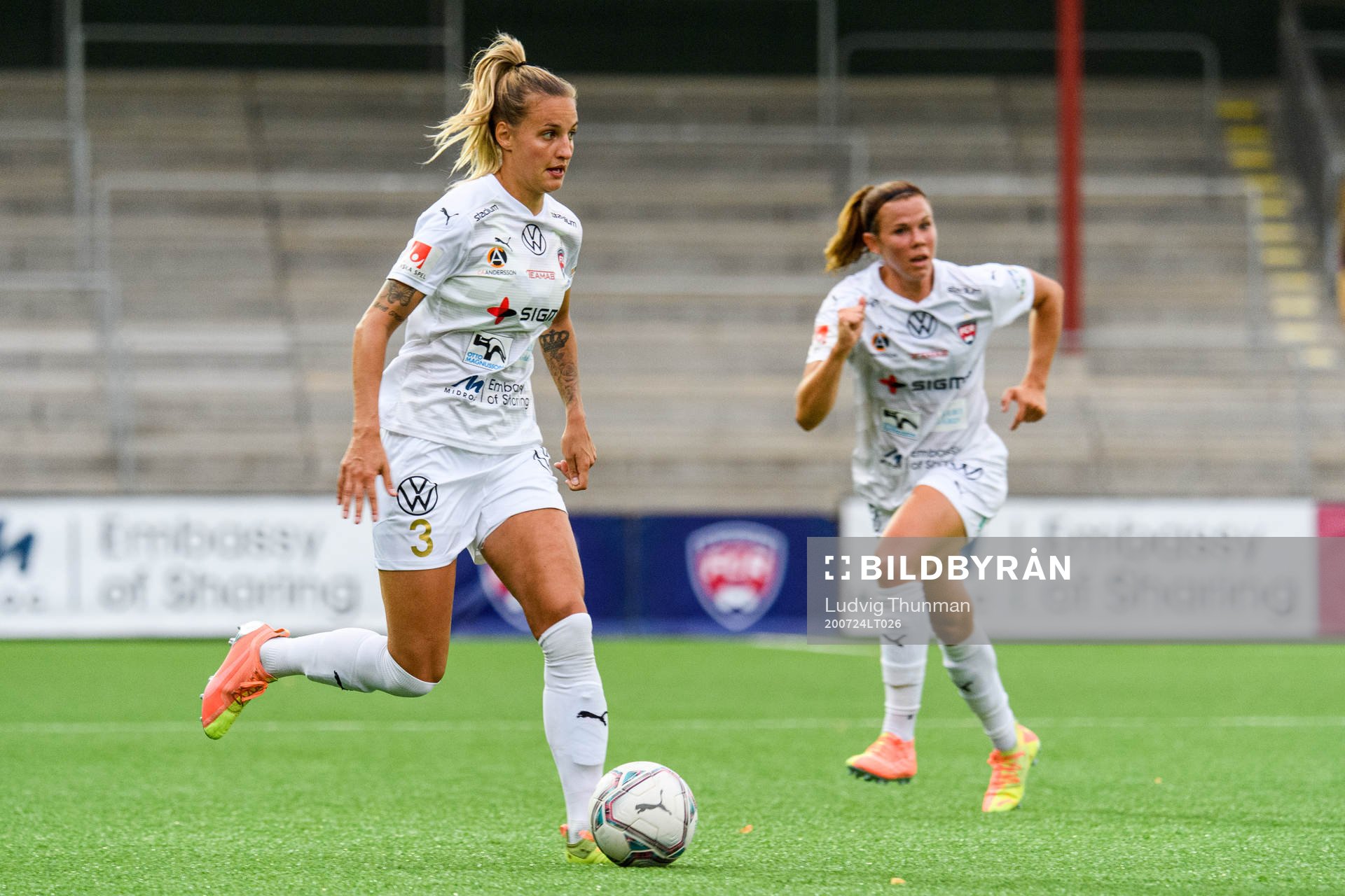 Rosengårds Nathalie Björn och Jessica Samuelsson