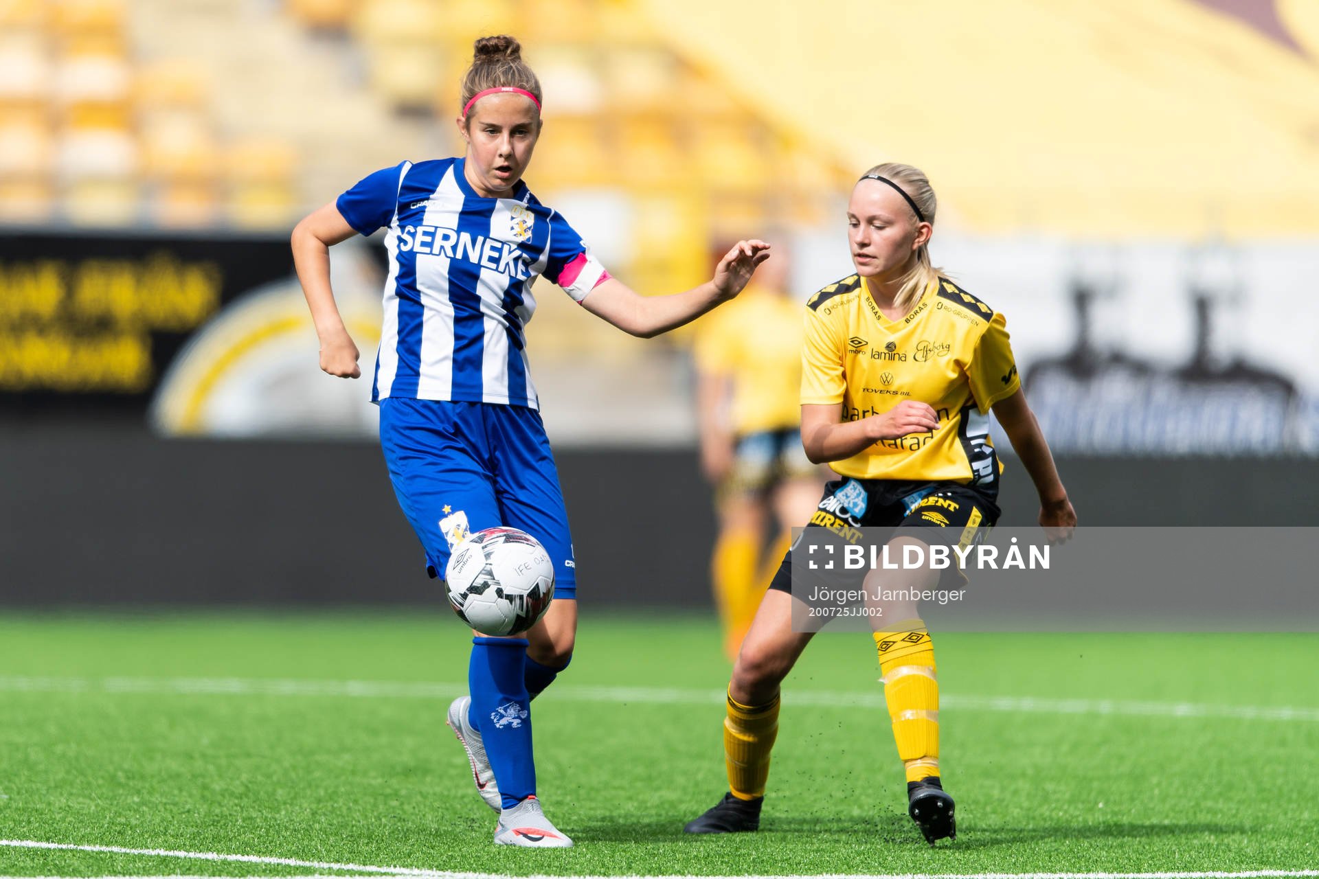 IFK Göteborgs Isabella Svanström och Elfsborgs Matilda