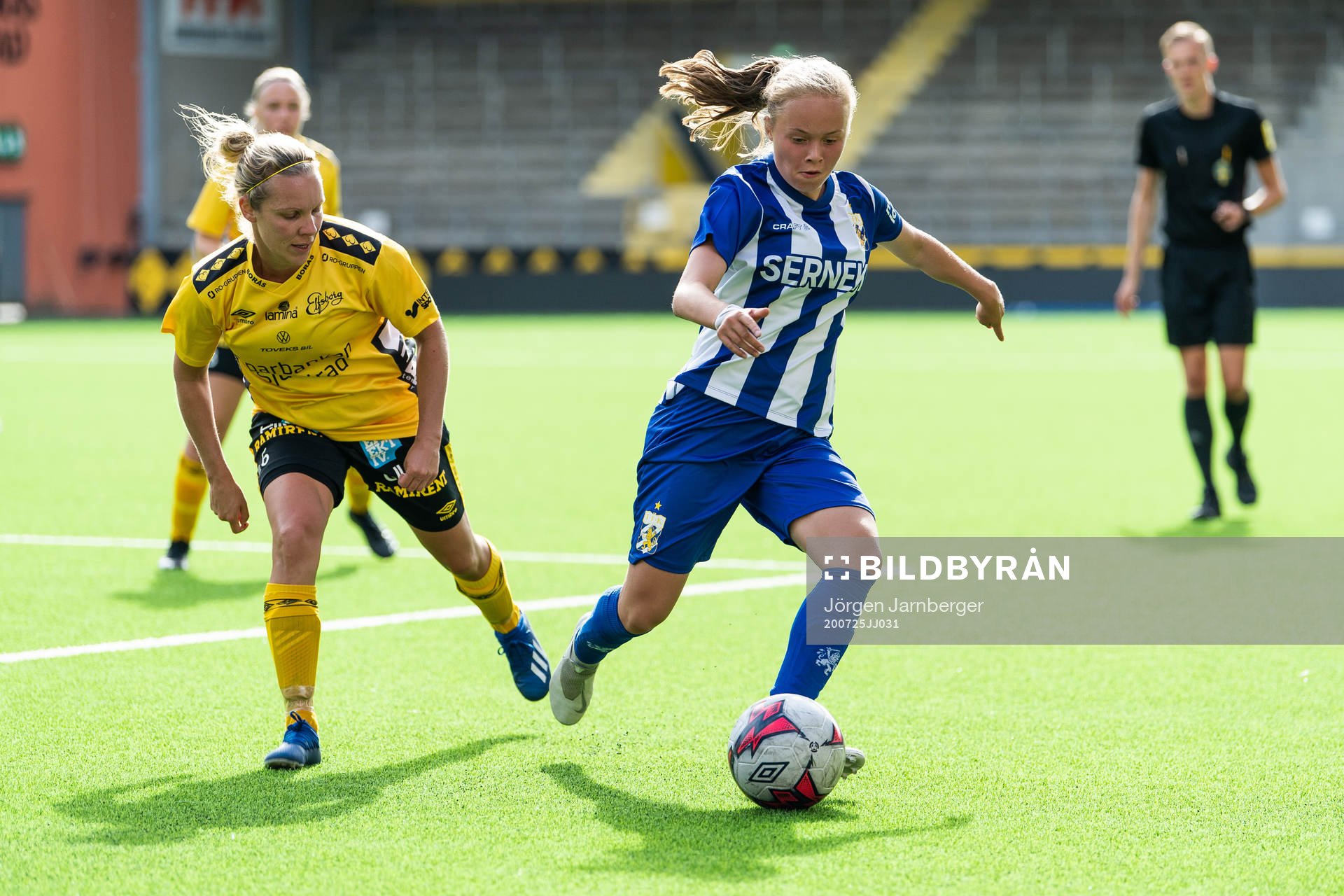 IFK Göteborgs Thilda Gianello och Elfsborgs Linda Westberg