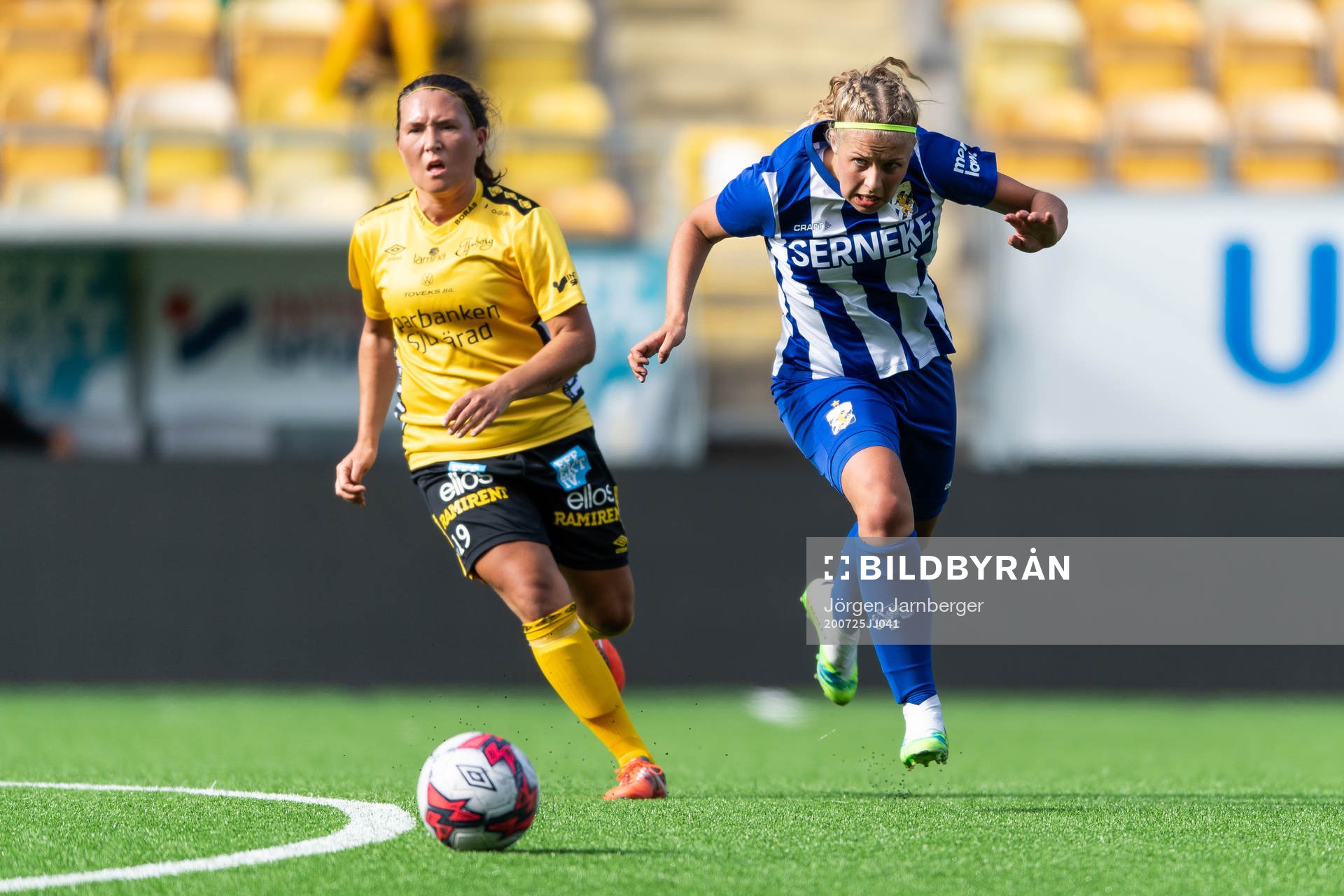 IFK Göteborgs Filippa Hopkins och Elfsborgs Johanna