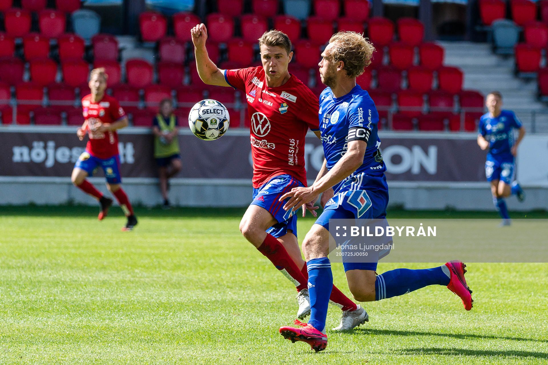 Östers Fredrik Lundgren och Sundsvalls Pontus Engblom