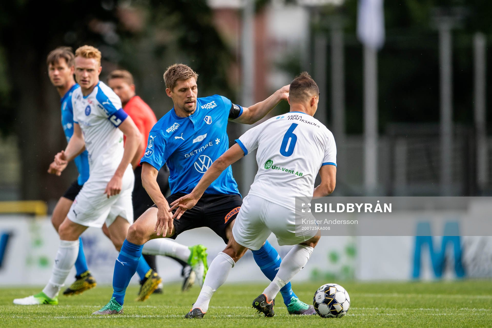 Halmstads Mikael Boman och Akropolis Mauricio Albornoz Inola