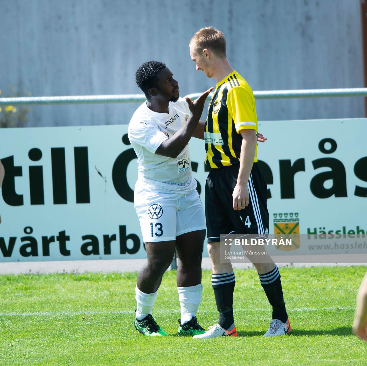 i träningsmatchen mellan IFK Hässleholm och FC Rosengård