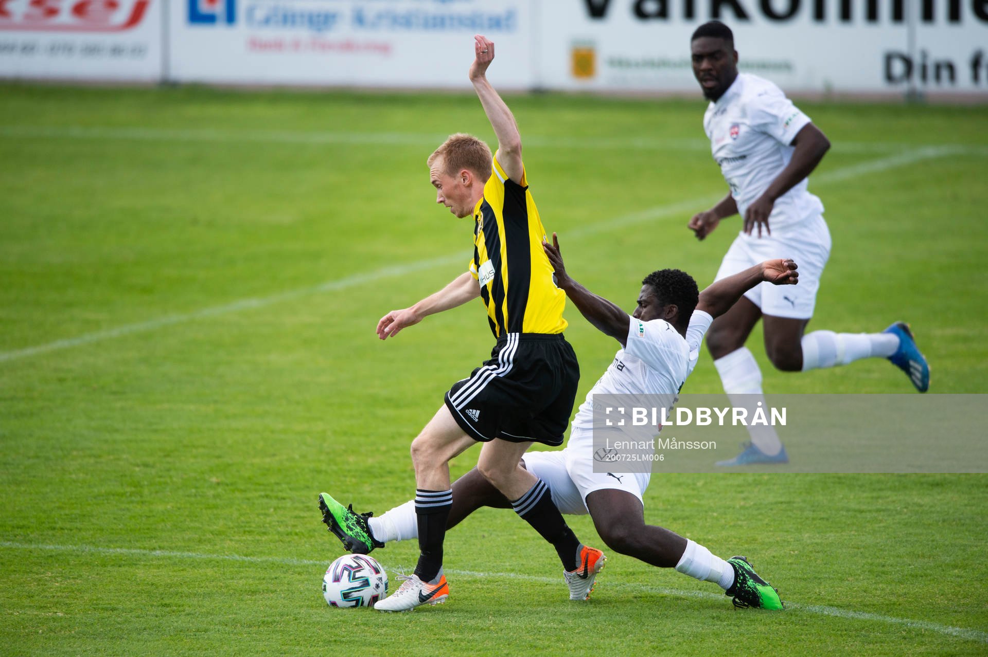 i träningsmatchen mellan IFK Hässleholm och FC Rosengård