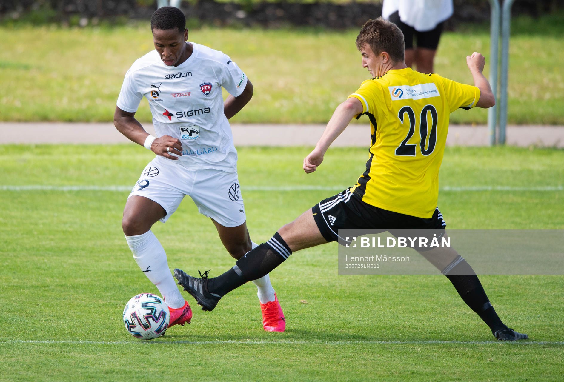 i träningsmatchen mellan IFK Hässleholm och FC Rosengård