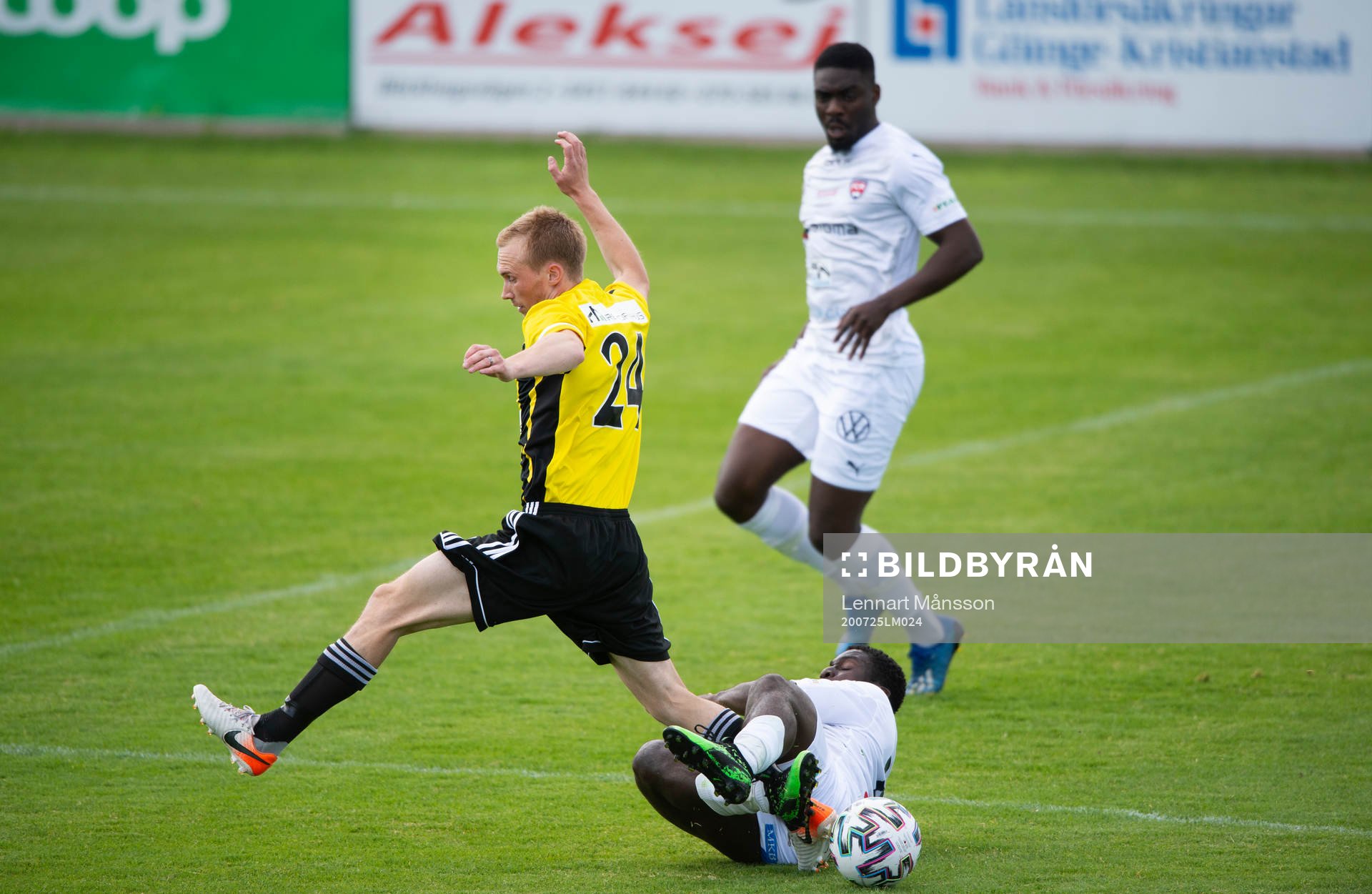 i träningsmatchen mellan IFK Hässleholm och FC Rosengård