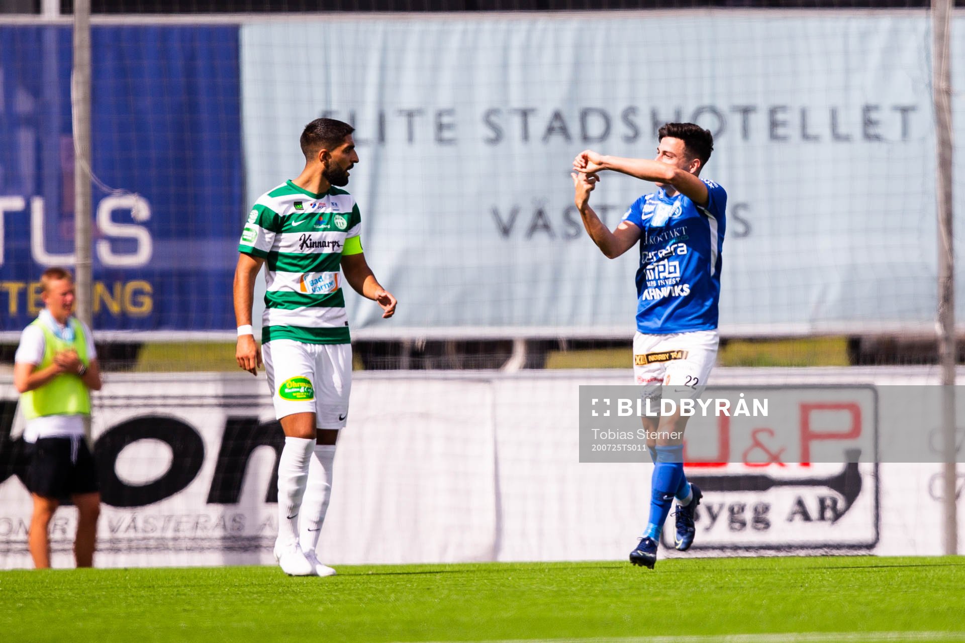 Norrbys Ezequiel Montagna jublar