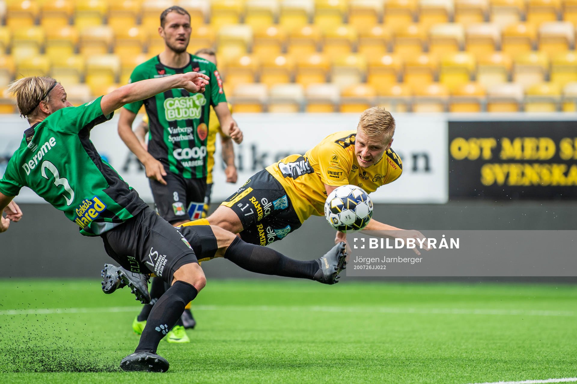 Elfsborgs Per Frick och Varbergs Hampus Zachrisson