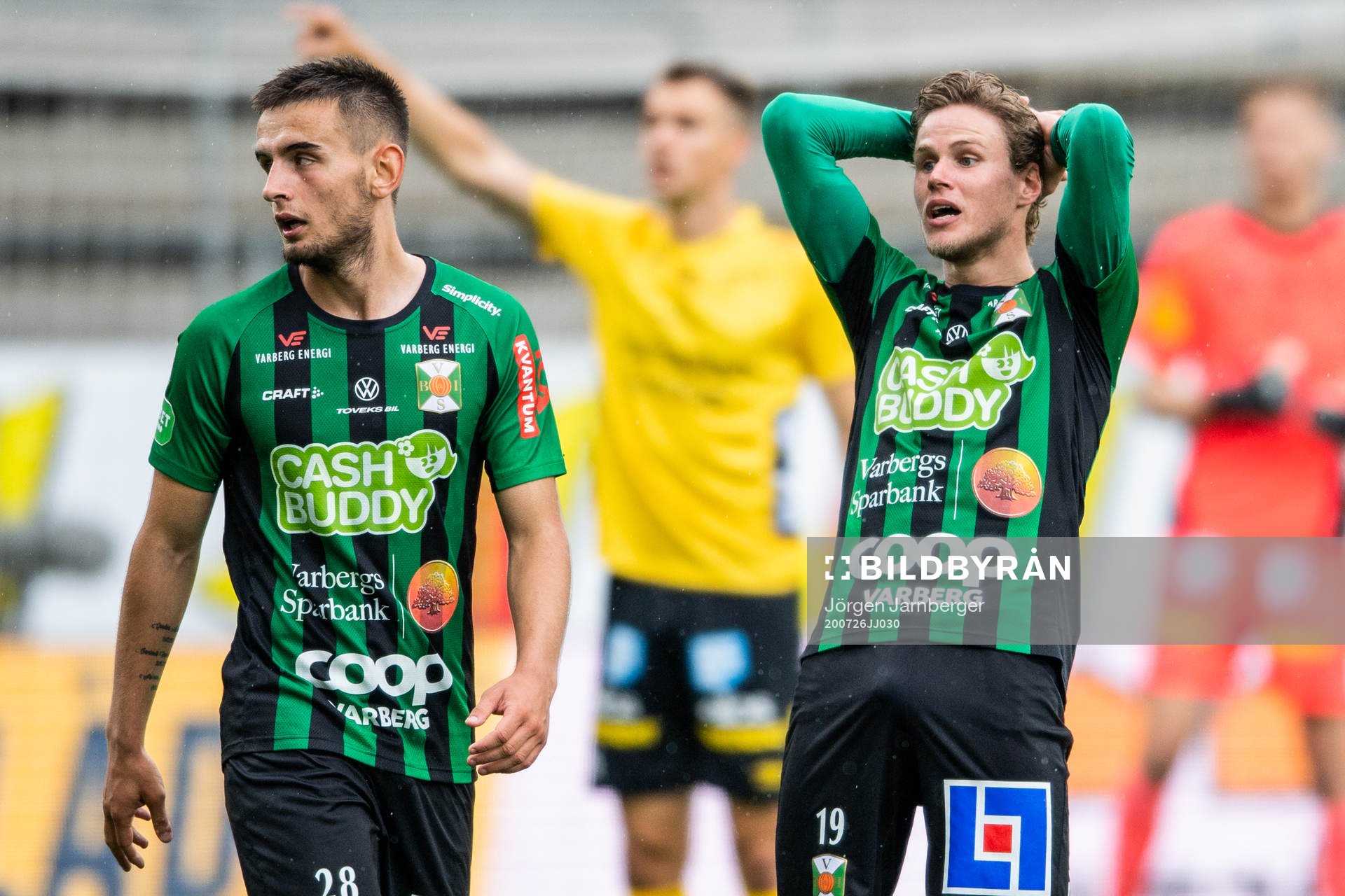 Varbergs Gustav Norlin reagerar mot ett domslut