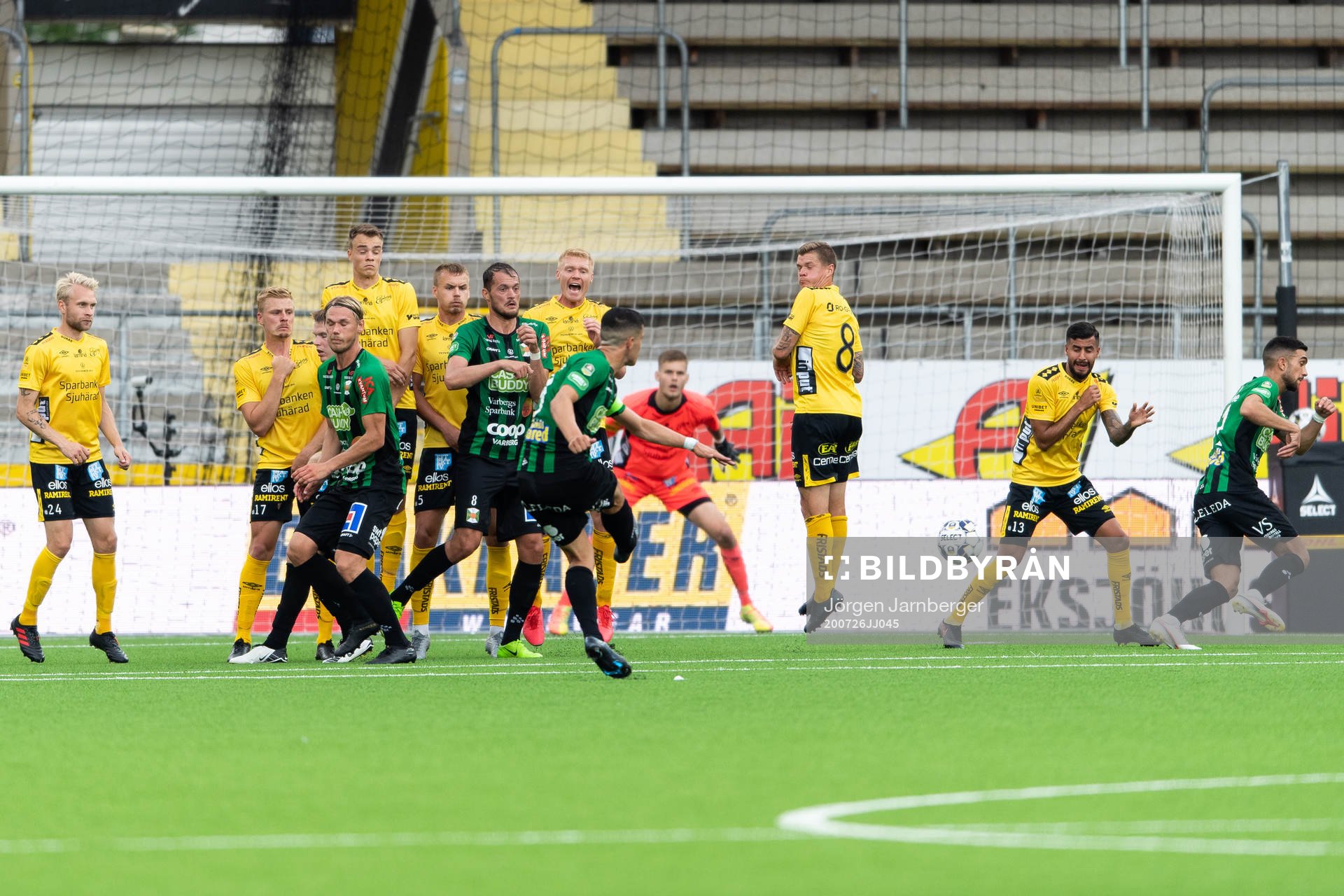Frispark för Varbergs  som läggs av Astrit Selmani