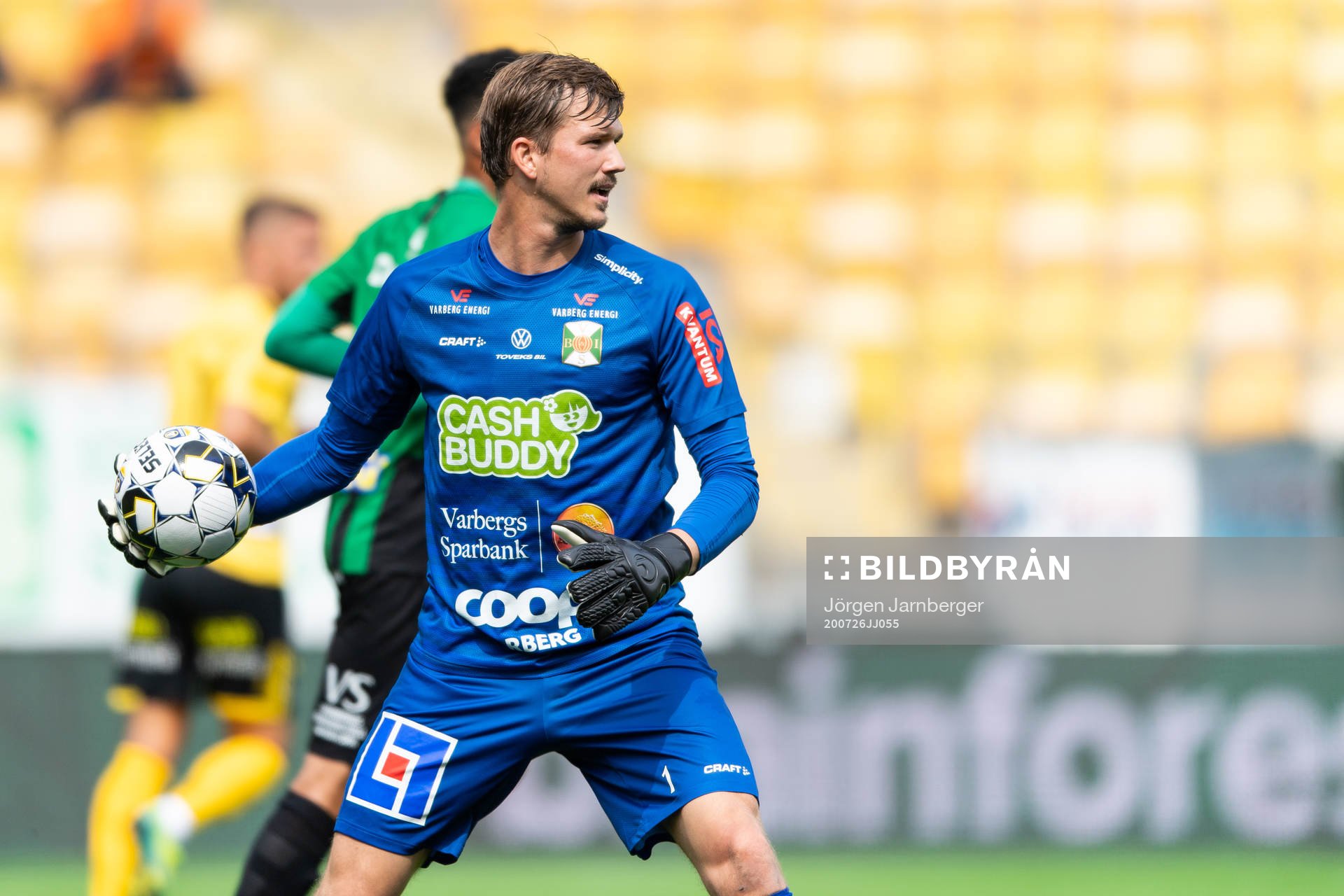 Varbergs målvakt August Strömberg