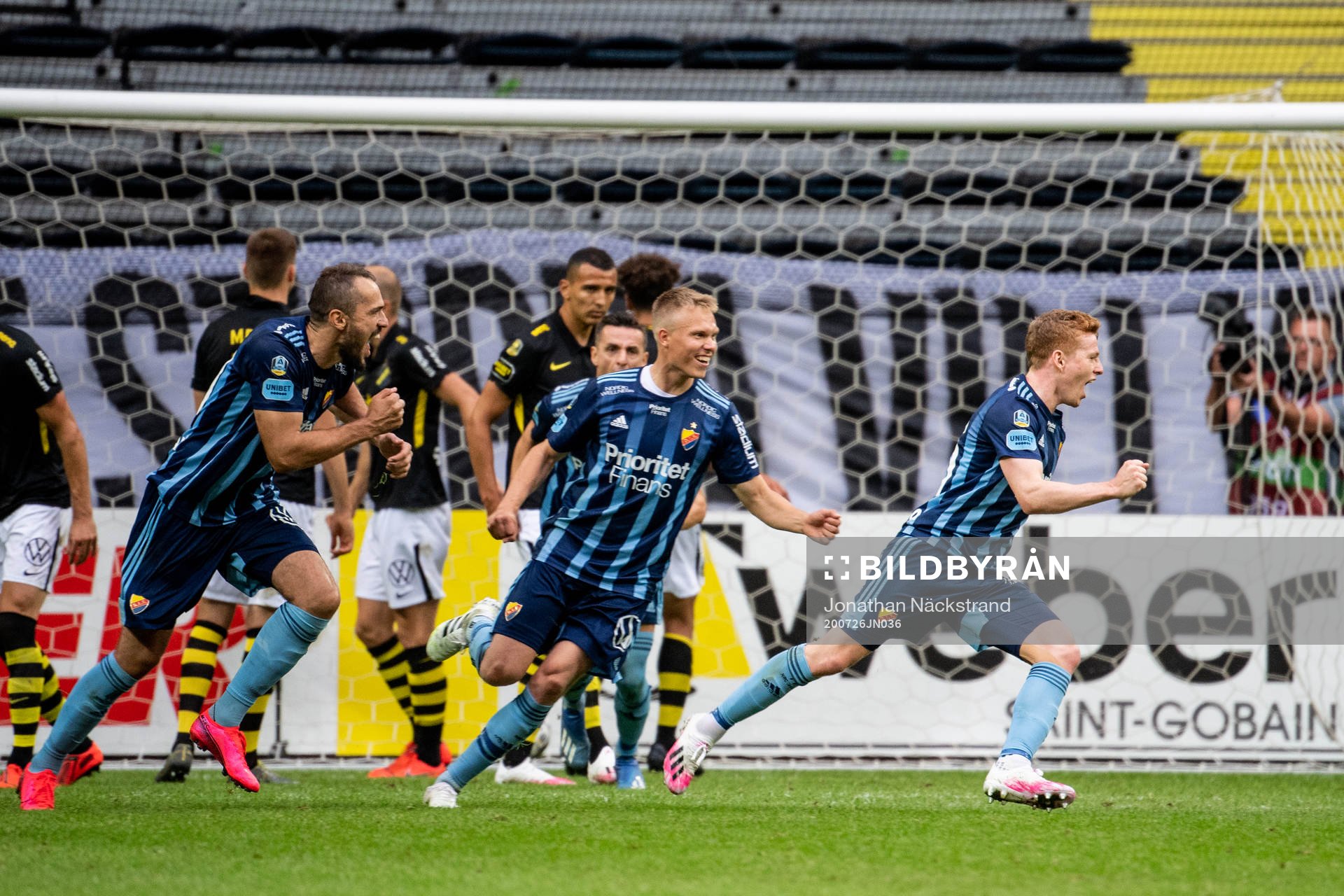 Djurgårdens Aslak Witry jublar
