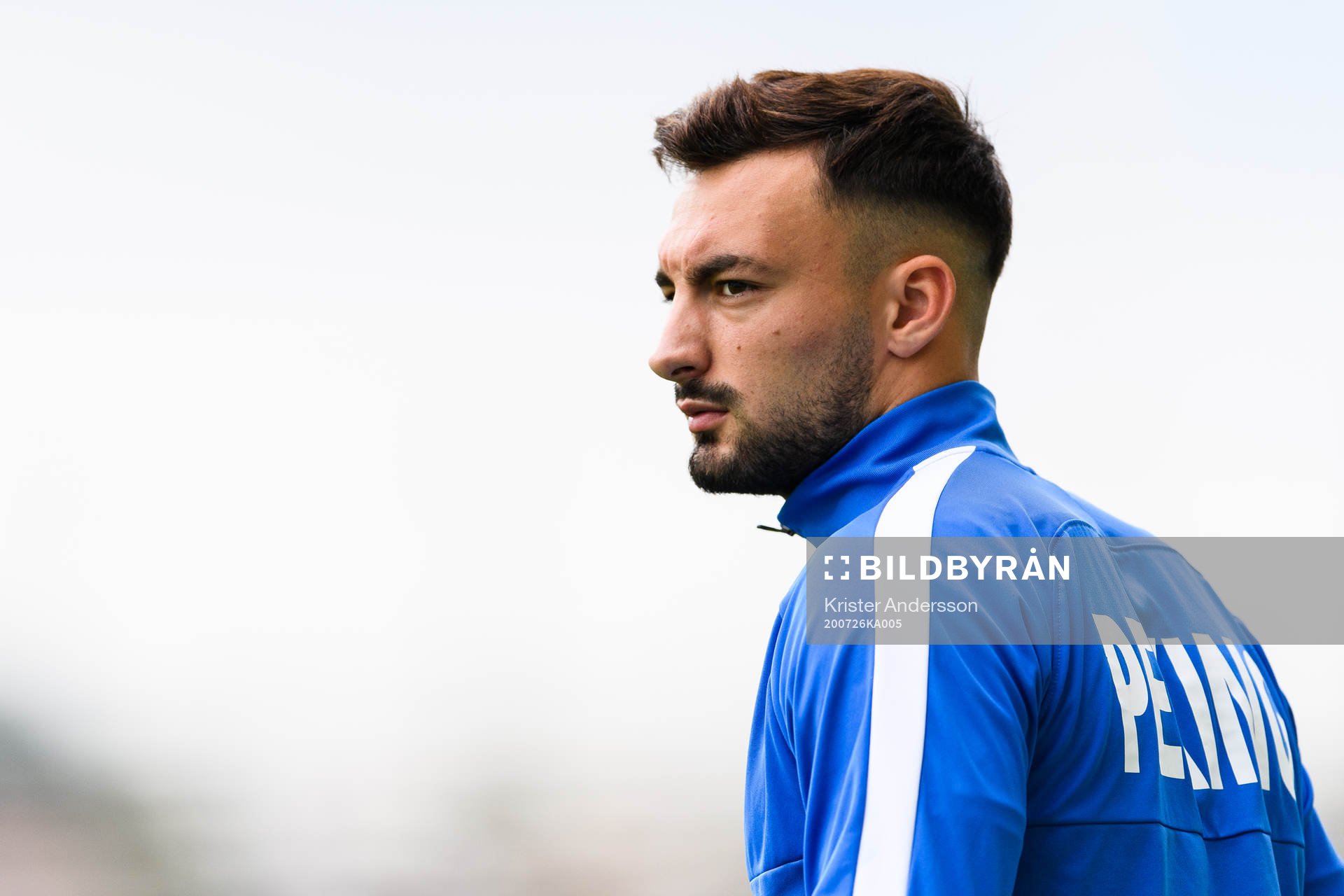 IFK Norrköpings Sead Haksabanovic före fotbollsmatchen i