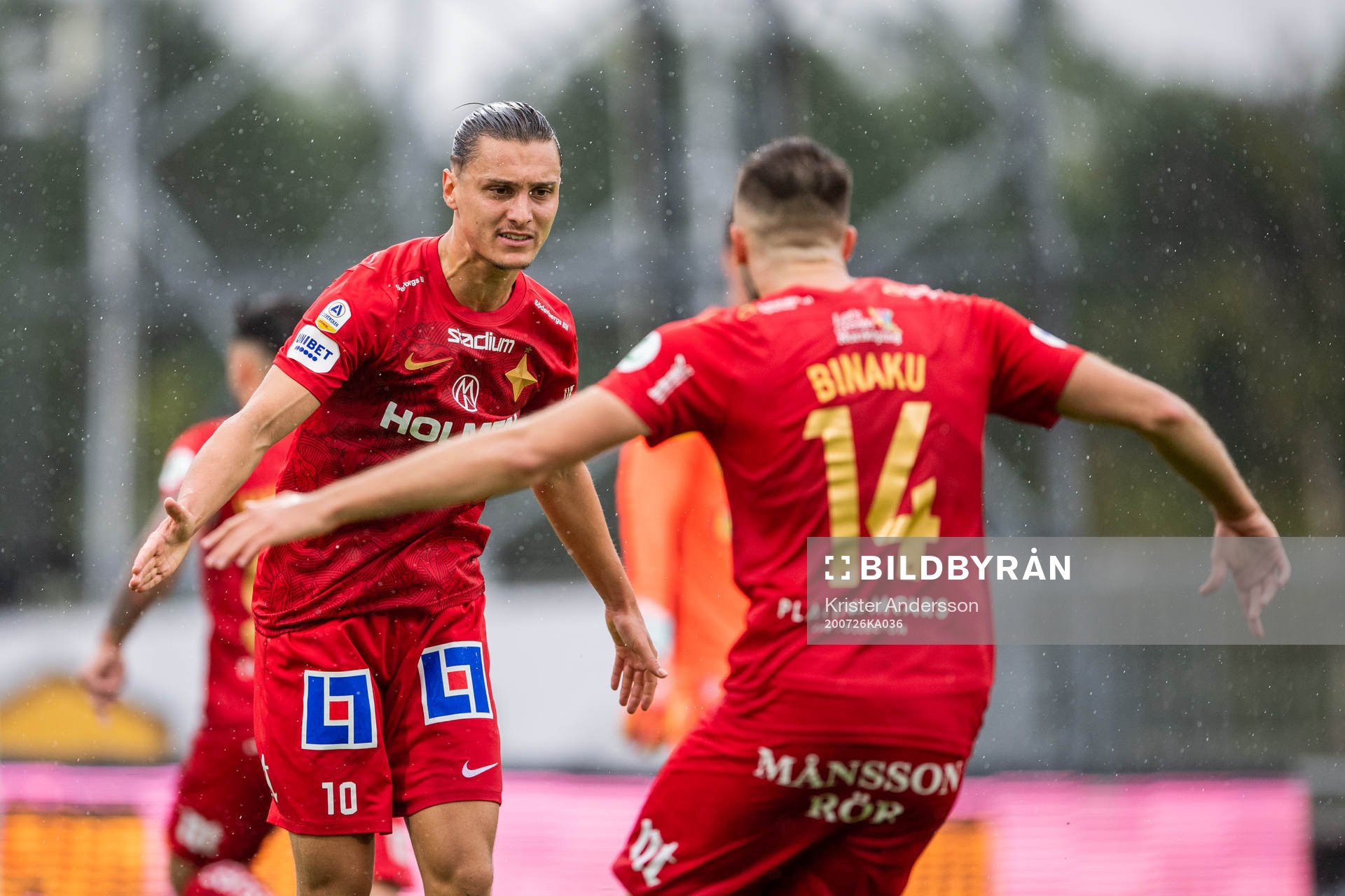 IFK Norrköpings Jonathan Levi jublar
