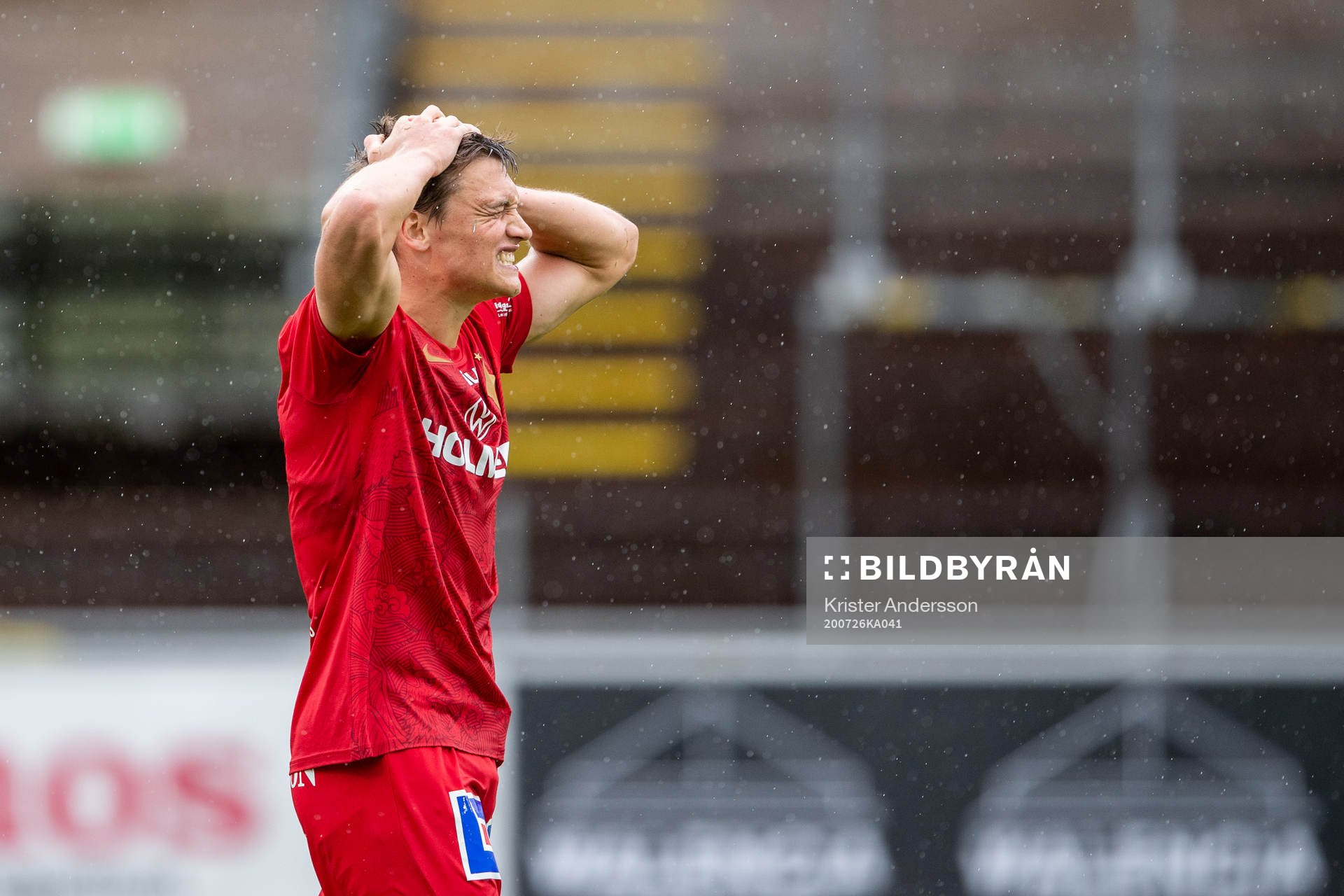 IFK Norrköpings Rasmus Stensbæk Lauritsen deppar