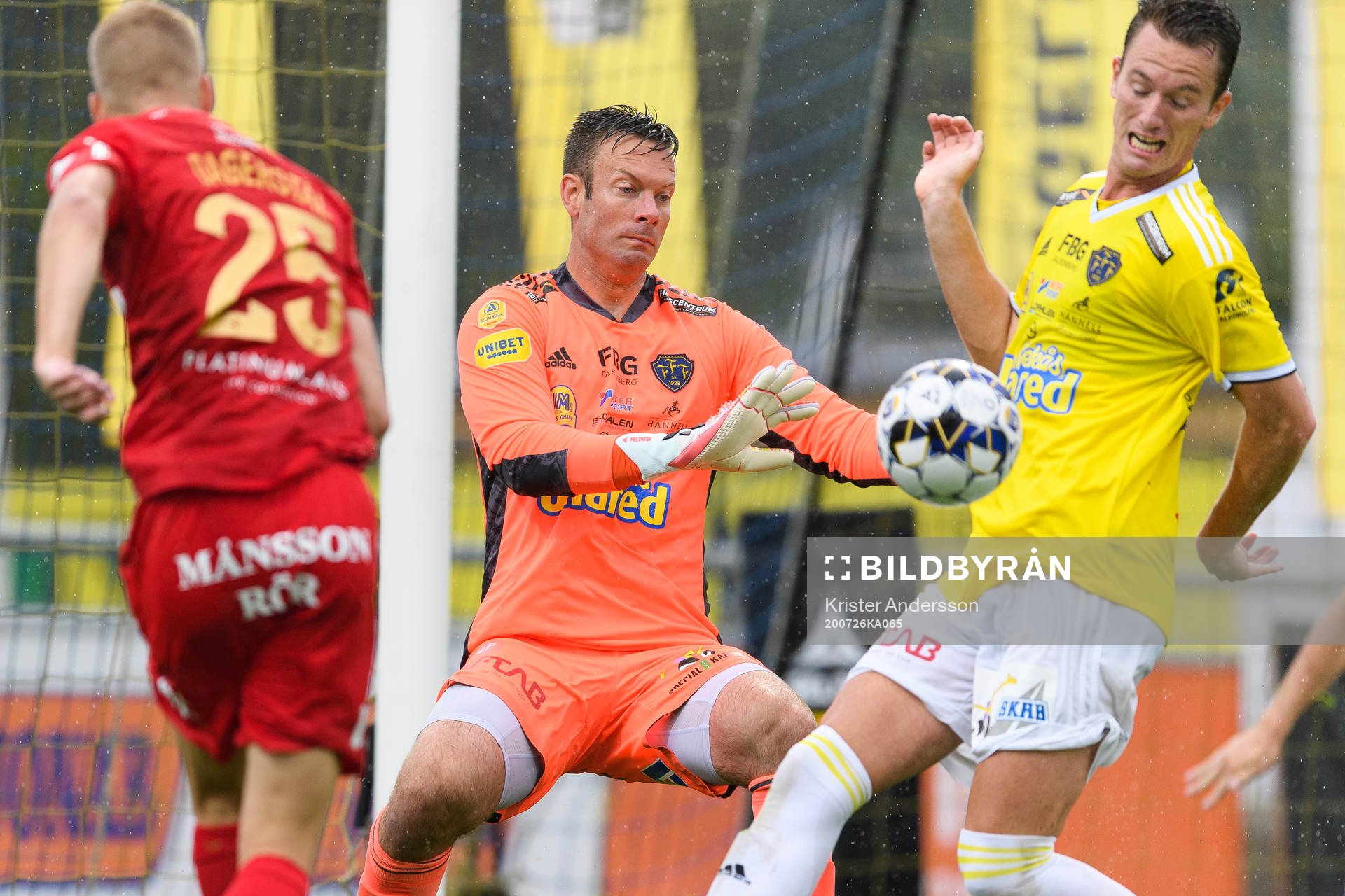 Falkenbergs målvakt Viktor Norling